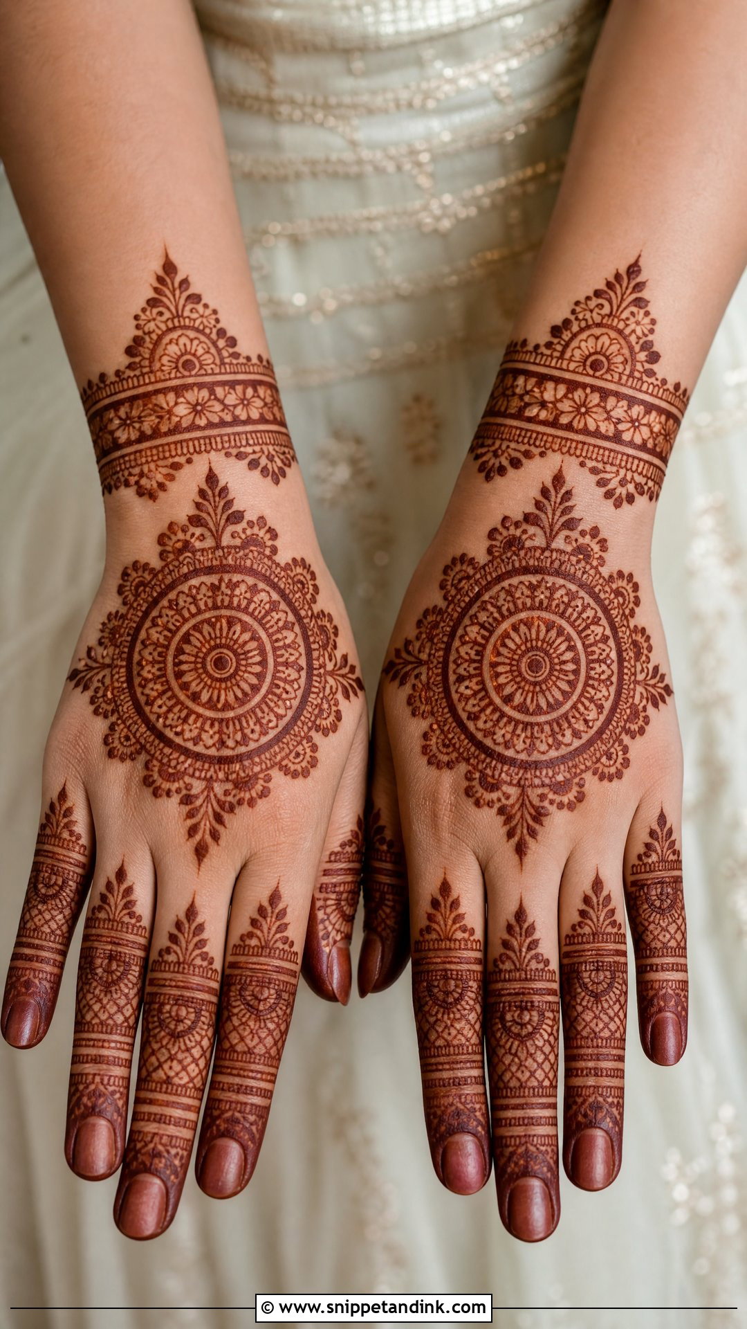 Mandala Groom Mother Mehndi Design - Snippet and Ink - 20 Groom Mother Mehndi Design Ideas