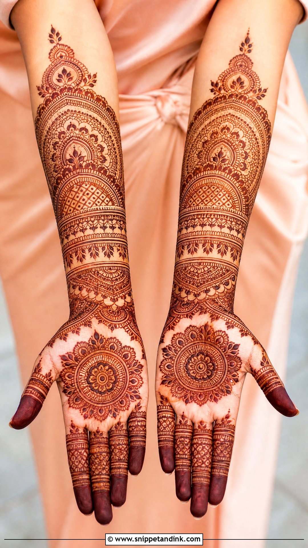 Mandala Heavy Bridal Mehndi Design - Snippet and Ink - 20 Heavy Bridal Mehndi Designs
