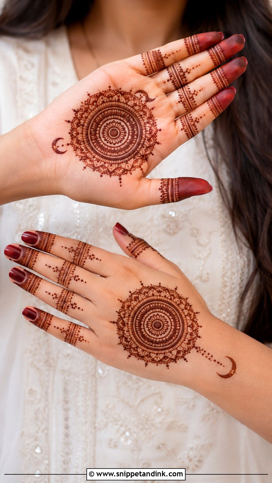 Mandala Karva Chauth Mehndi Design - Snippet and Ink - 35 Karva Chauth Mehndi Designs