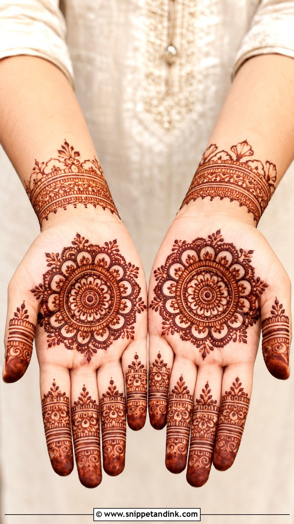 Mandala Mehndi Design - Snippet and Ink - 35 Best Mehndi Designs