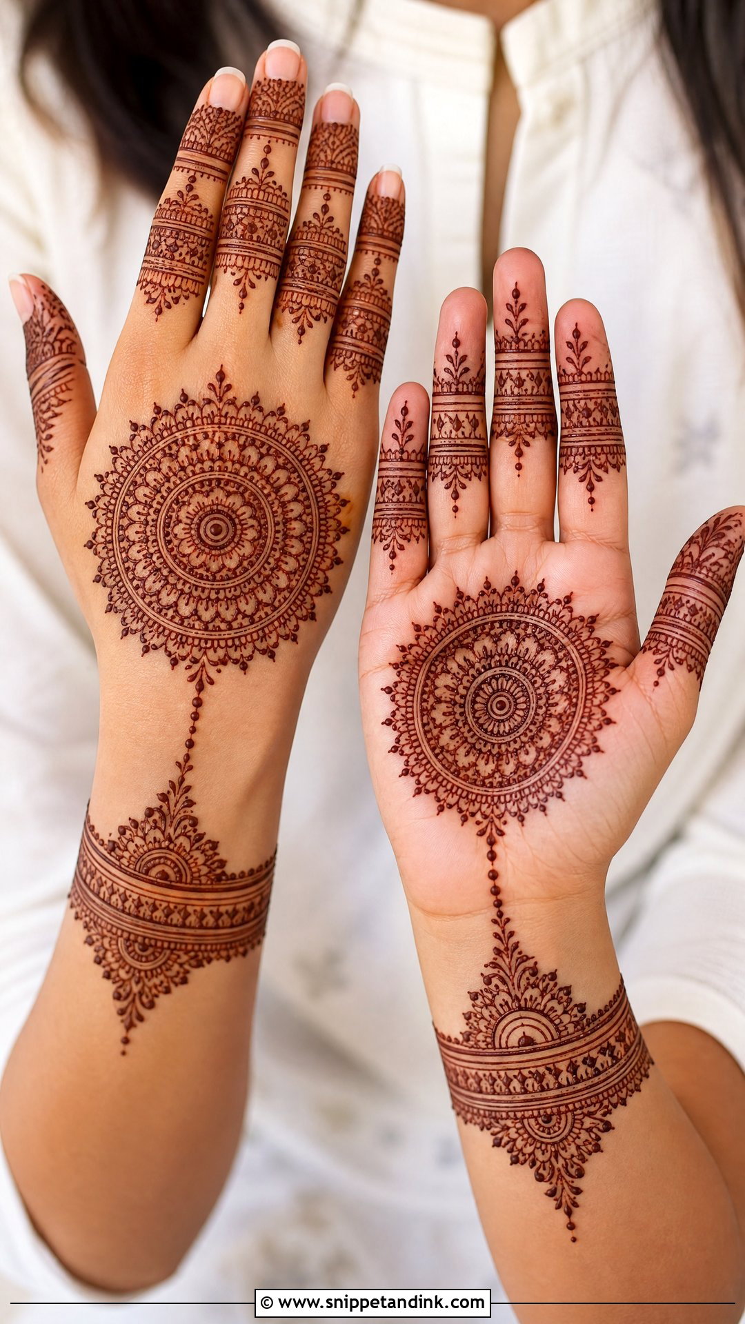 Mandala Mehndi Design - Snippet and Ink - 35 Mehndi Designs