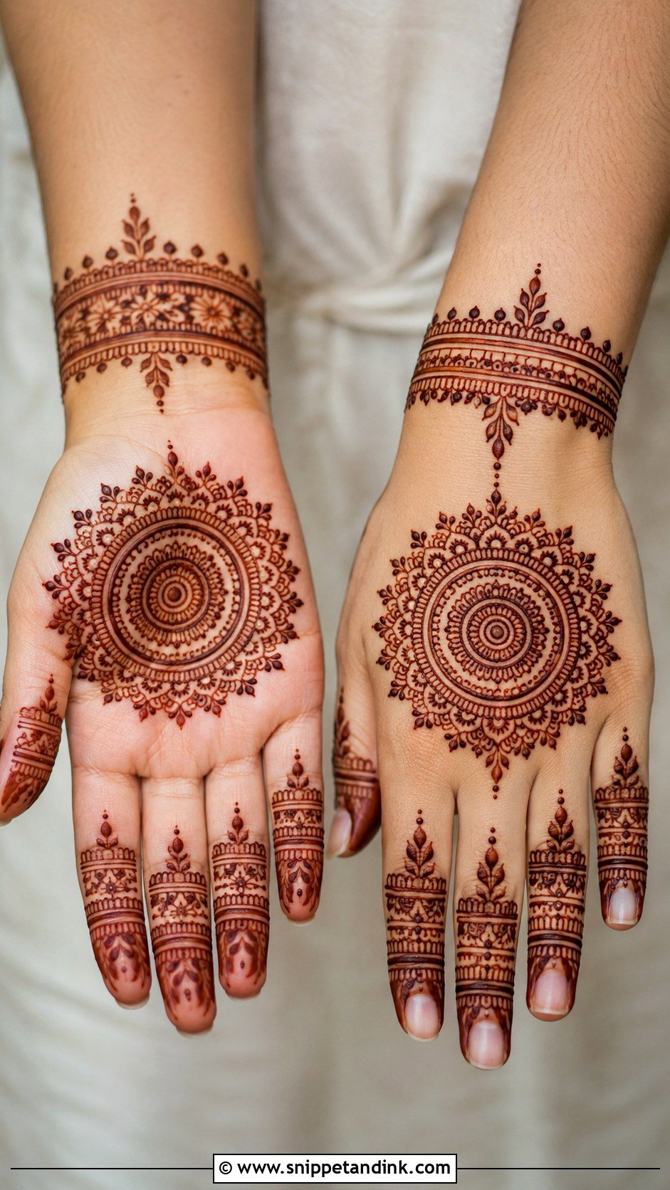 Mandala Mehndi Design For Hands - Snippet and Ink - 35 Mehndi Designs for Hands