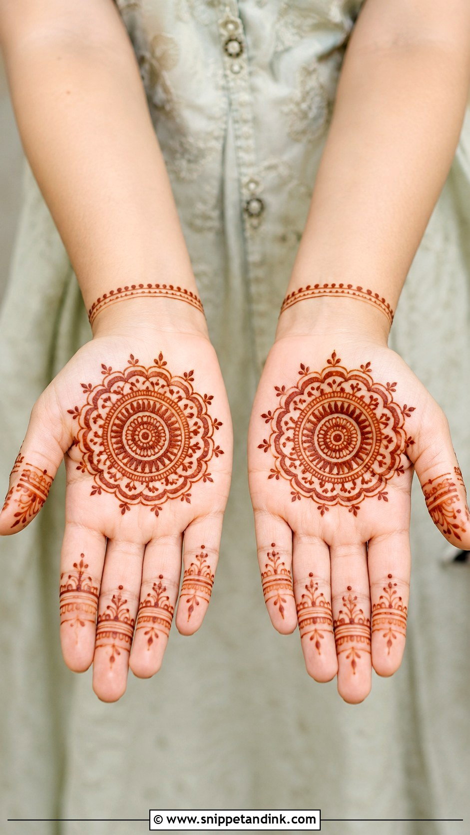 Mandala Mehndi Design for Kids - Snippet and Ink - 35 Mehndi Designs for Kids