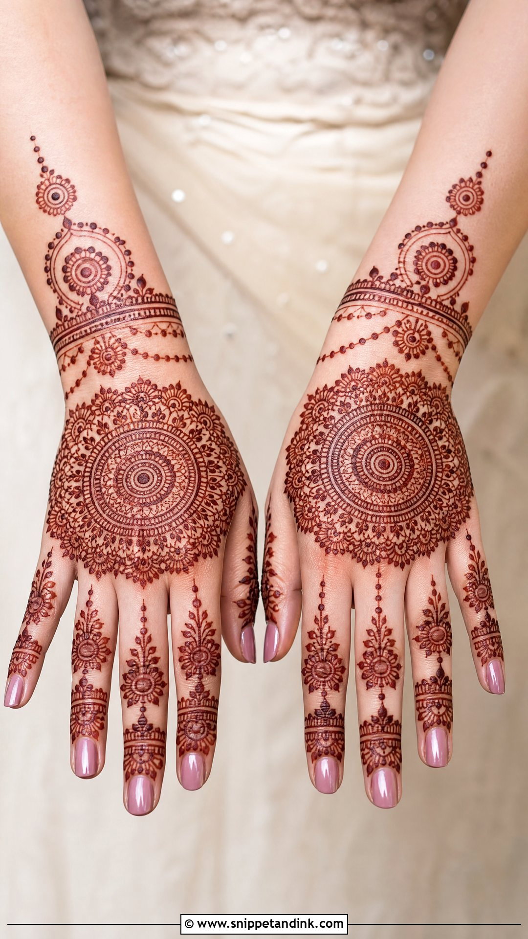 Mandala Mehndi Design for Sister Wedding - Snippet and Ink - 25 Mehndi Designs for Sisters Wedding