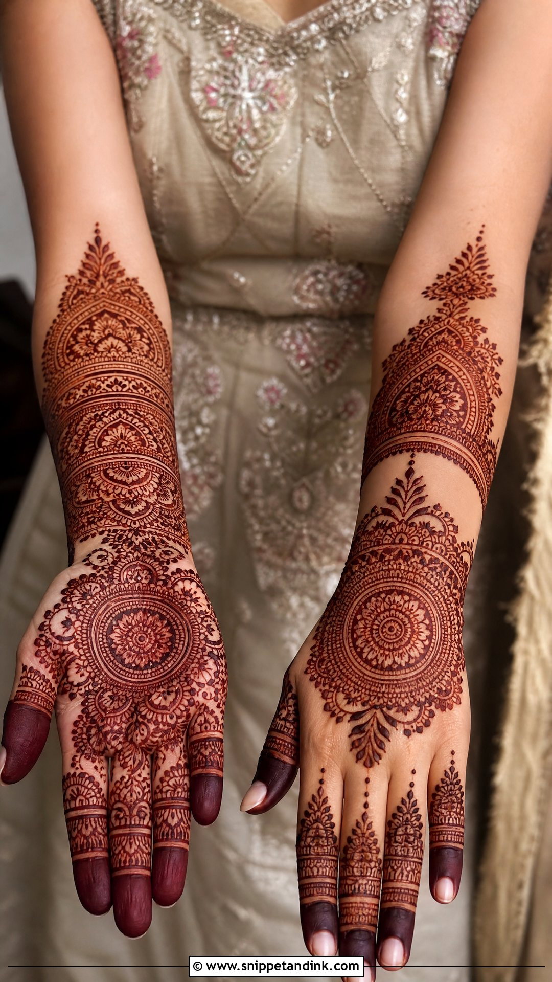 Mandala Pakistani Bridal Mehndi - Snippet and Ink - 25 Pakistani Bridal Mehndi Designs