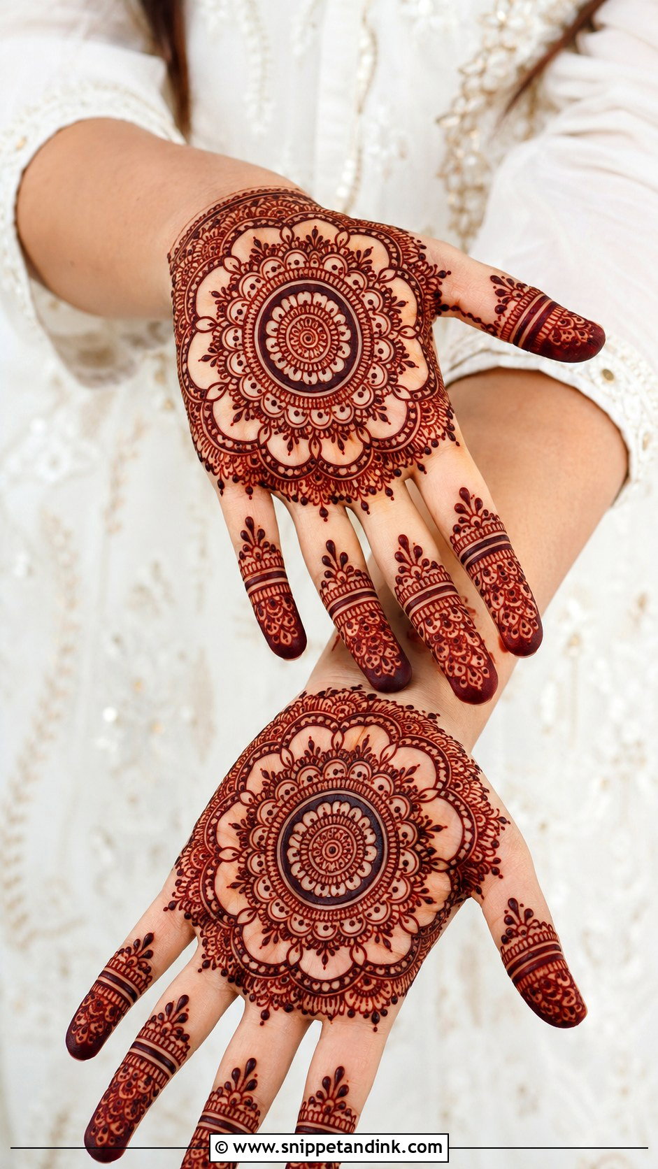 Mandala Palm Mehndi Design - Snippet and Ink - 35 Trending Mehndi Designs