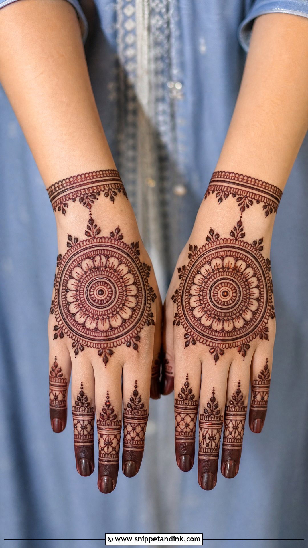 Mandala Semi Bridal Mehendi Design For Back Hand - Snippet and Ink - 25 Semi Bridal Mehendi Design for Back Hand Ideas