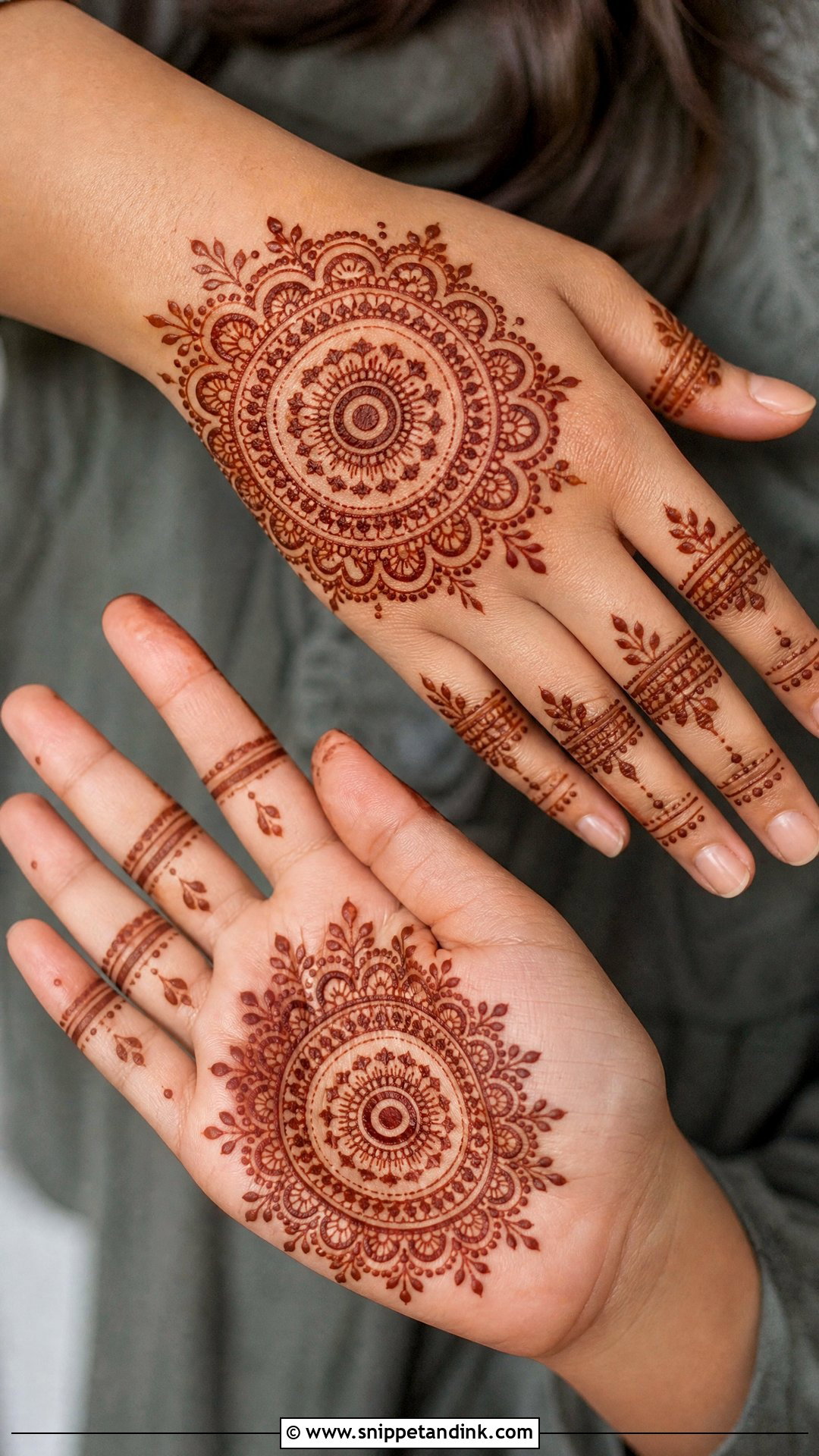 Mandala Tattoo Mehndi Design - Snippet and Ink - 30 Unique Tattoo Mehndi Designs