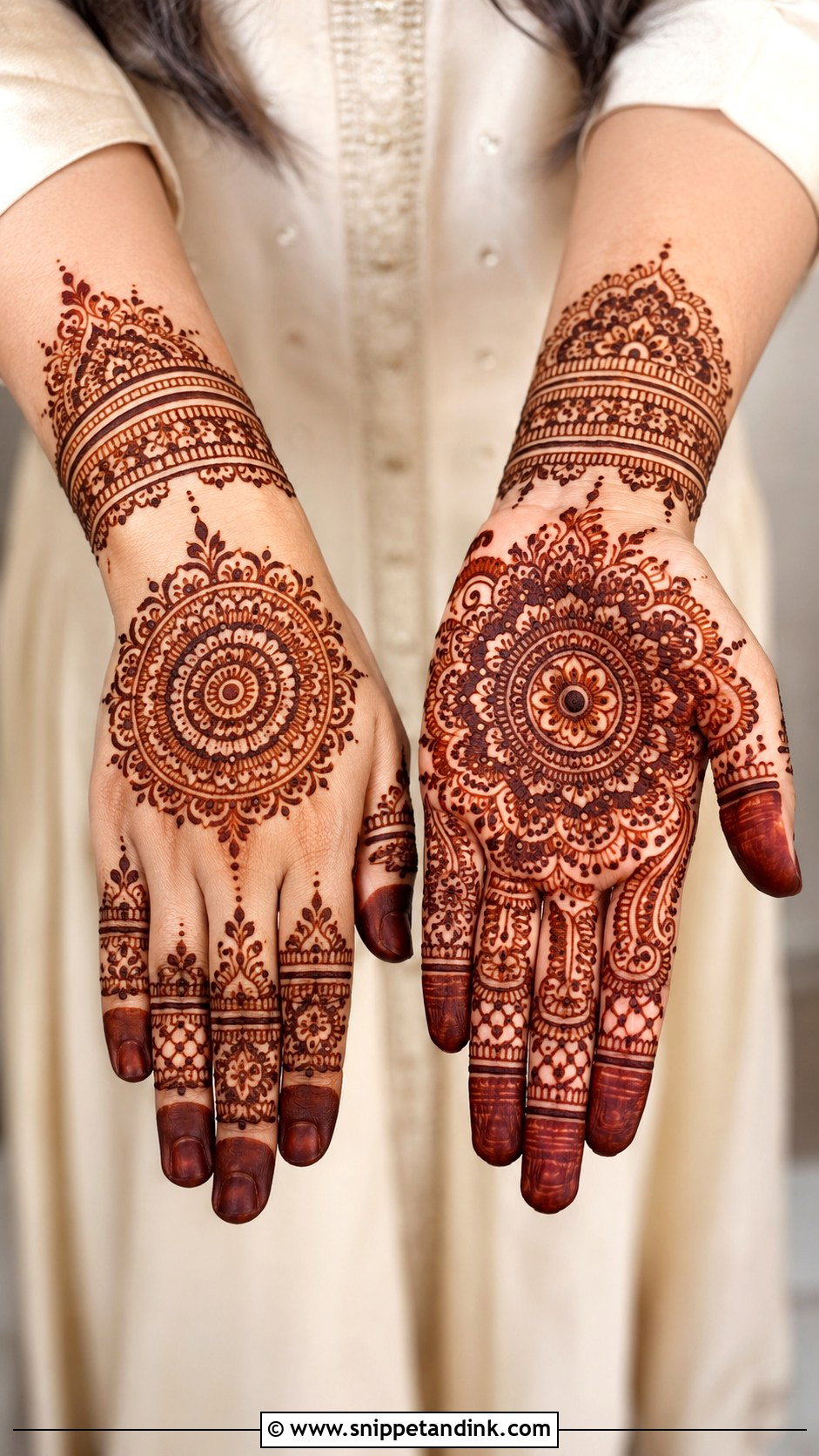 Mandala Wedding Mehndi Design - Snippet and Ink - 35 Latest Wedding Mehndi Designs