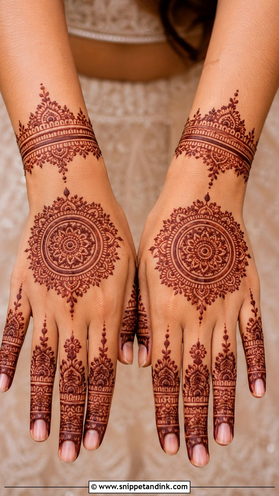 Mandala Wedding Mehndi Design - Snippet and Ink - 35 Wedding Mehndi Designs