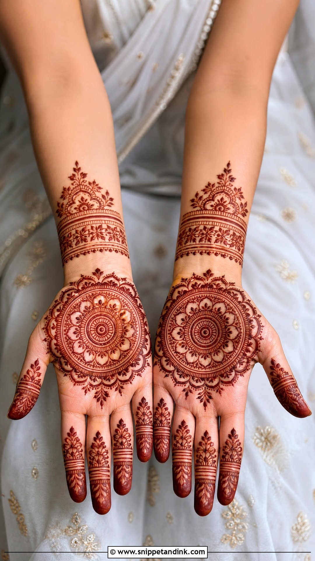 Mandala Wedding Mehndi Design - Snippet and Ink - 20 Mehndi Design for Wedding Ideas
