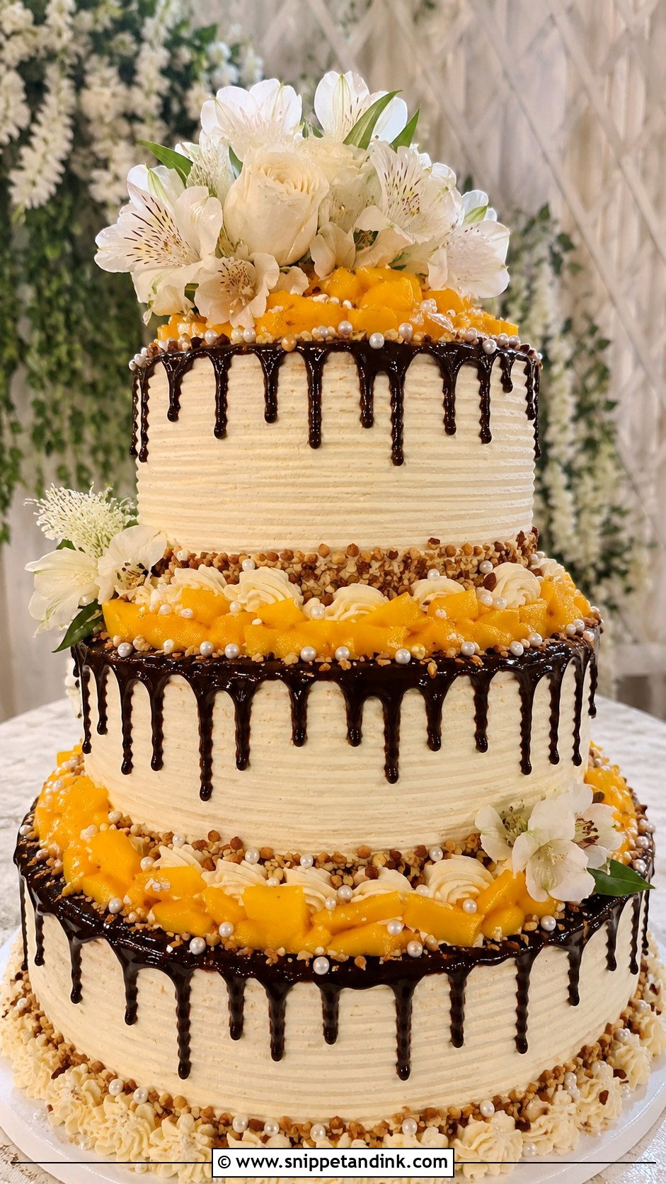 Mango Bravo Filipino Wedding Cake - Snippet and Ink - 20 Mango Bravo Cake Ideas for Wedding