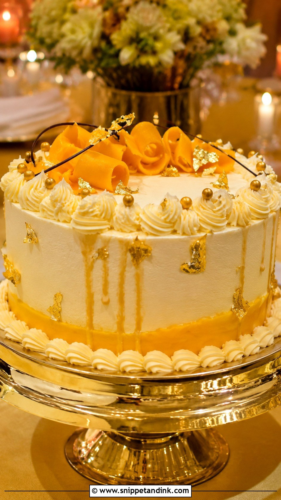 Mango Bravo Gold Cake - Snippet and Ink - 20 Mango Bravo Cake Ideas for Wedding