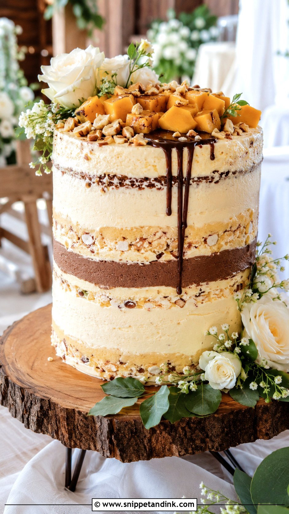 Mango Bravo Rustic Cake - Snippet and Ink - 20 Mango Bravo Cake Ideas for Wedding