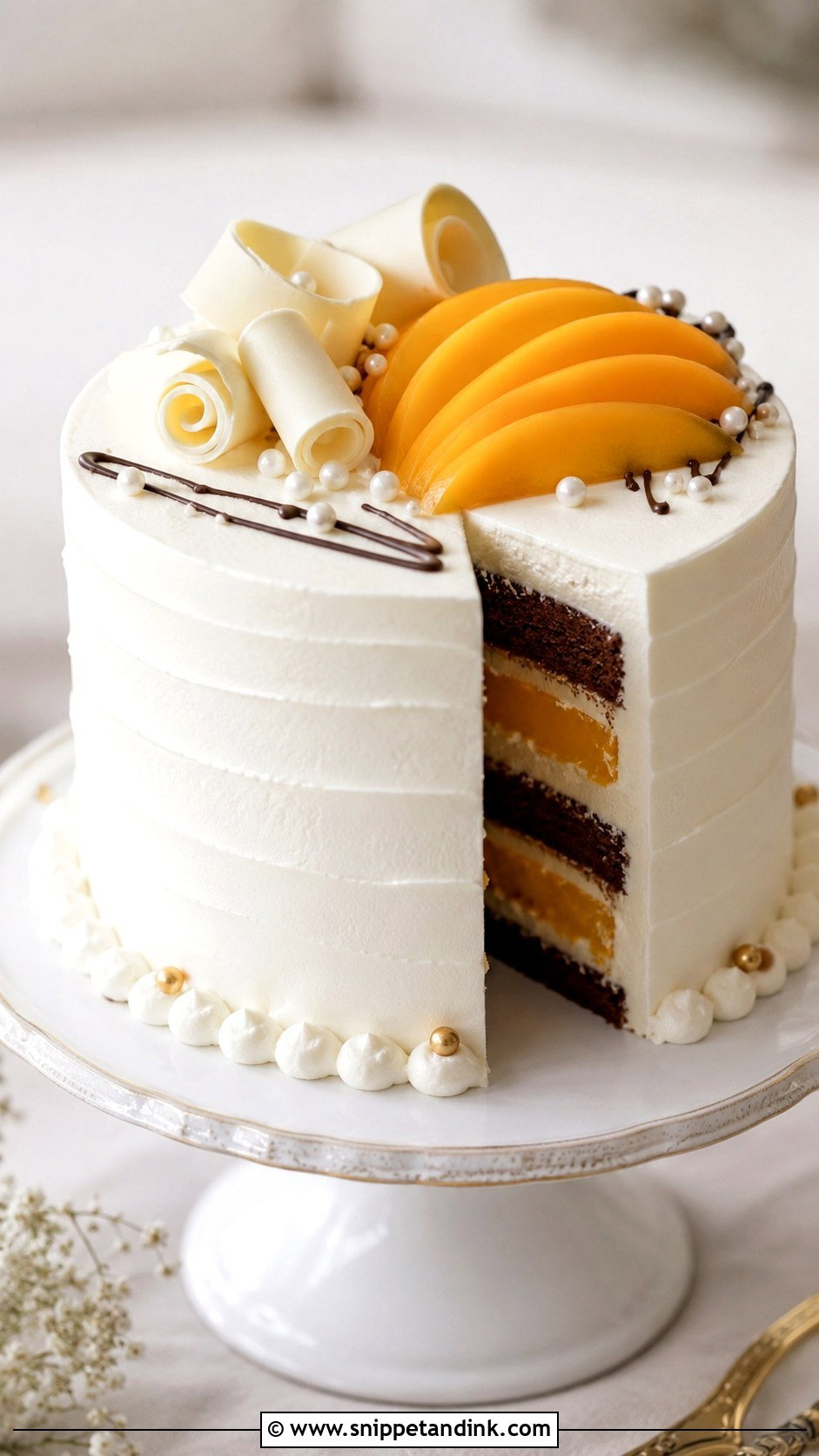 Mango Bravo White Cake - Snippet and Ink - 20 Mango Bravo Cake Ideas for Wedding