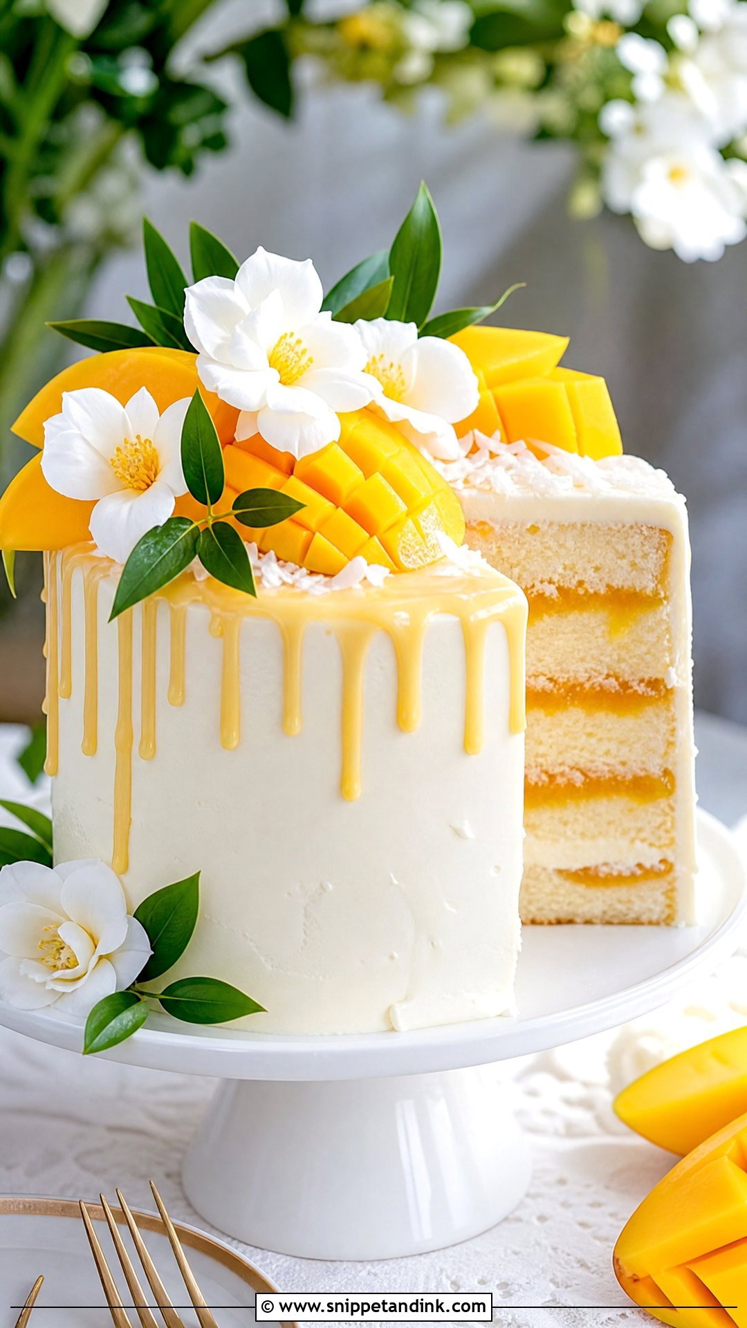 Mango Mexican Wedding Cake - Snippet and Ink - 20 Mexican Wedding Cakes
