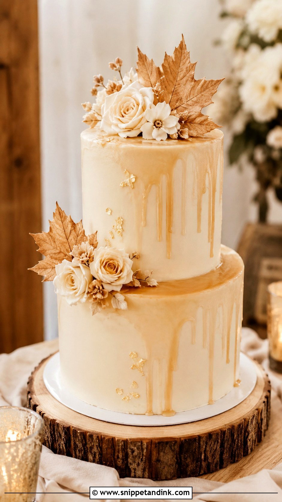 Maple Cinnamon Wedding Cake - Snippet and Ink - 20 Cinnamon Wedding Cake Ideas