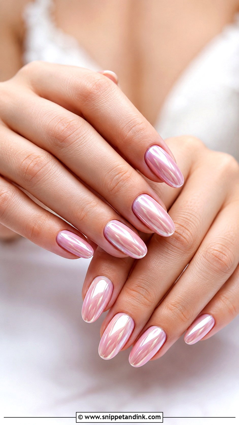 Marble Bride Wedding Nails - Snippet and Ink - 30 Bride's Nails Wedding