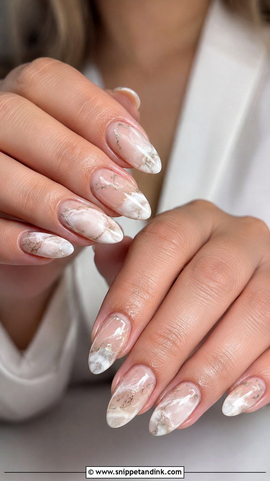 Marble Marriage Nails - Snippet and Ink - 30 Marriage Nails