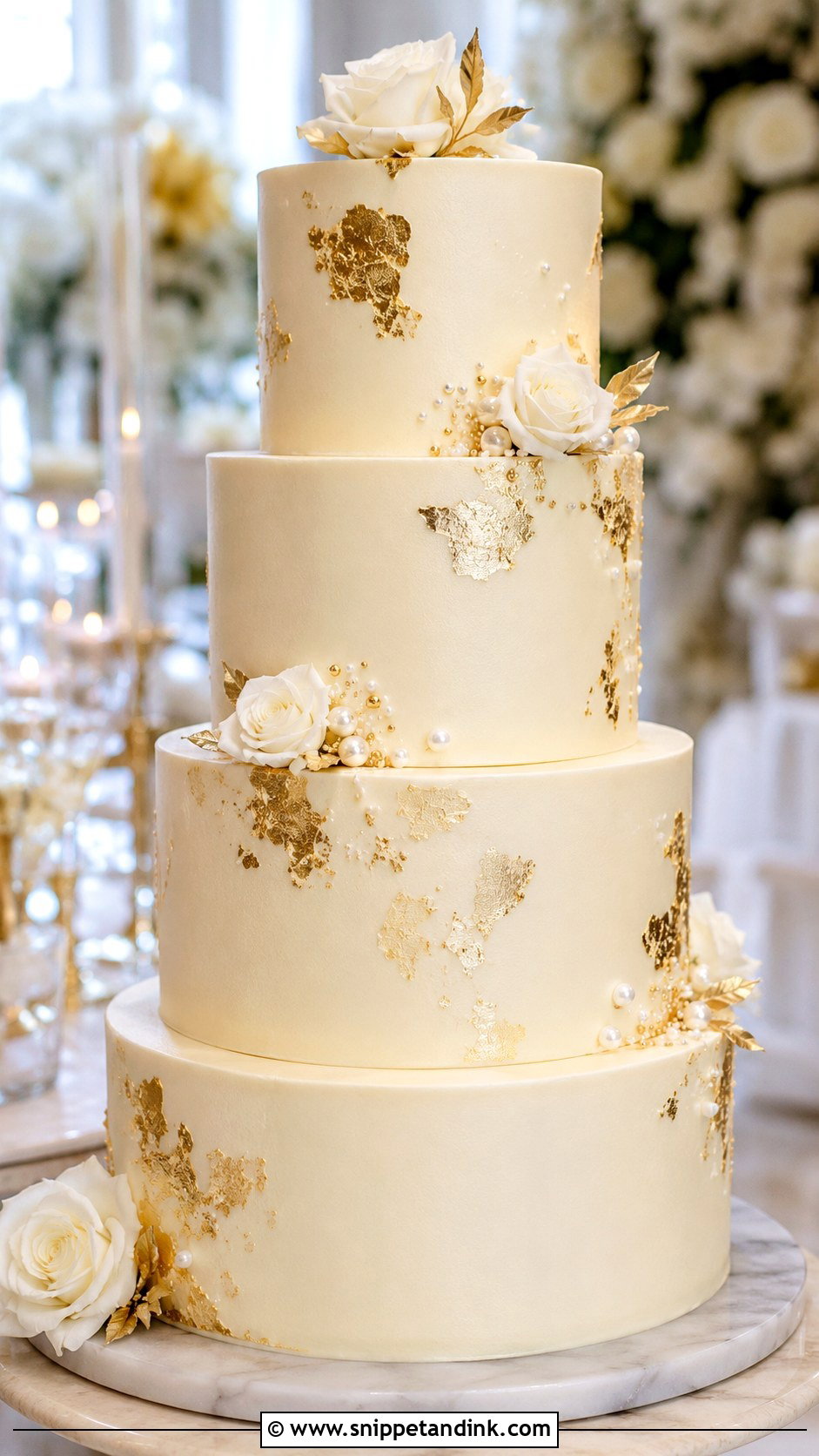 Marble Wedding Cake - Snippet and Ink - 20 Fancy Wedding Cakes