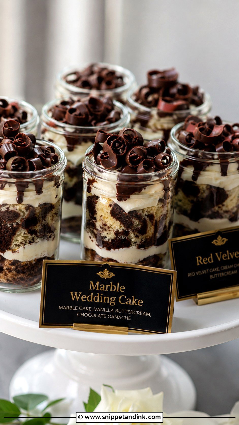 Marble Wedding Cake Jars - Snippet and Ink - 30 Wedding Cake Jars