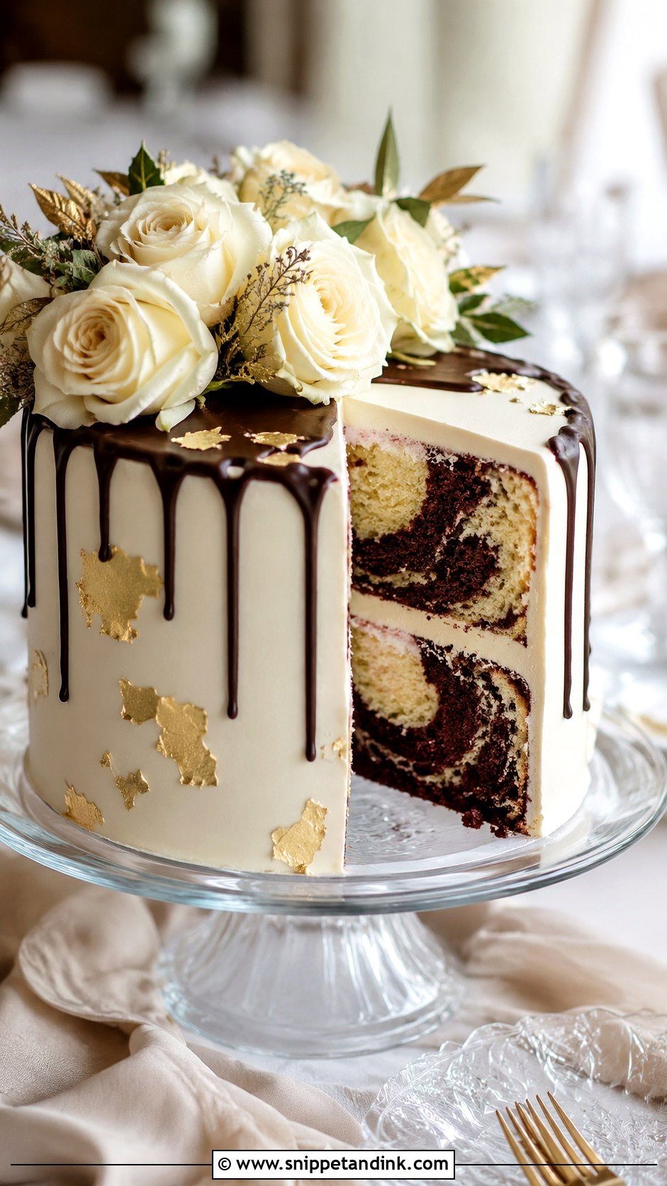 Marble Wedding Cake Mix - Snippet and Ink - 20 Wedding Cake Mix Ideas