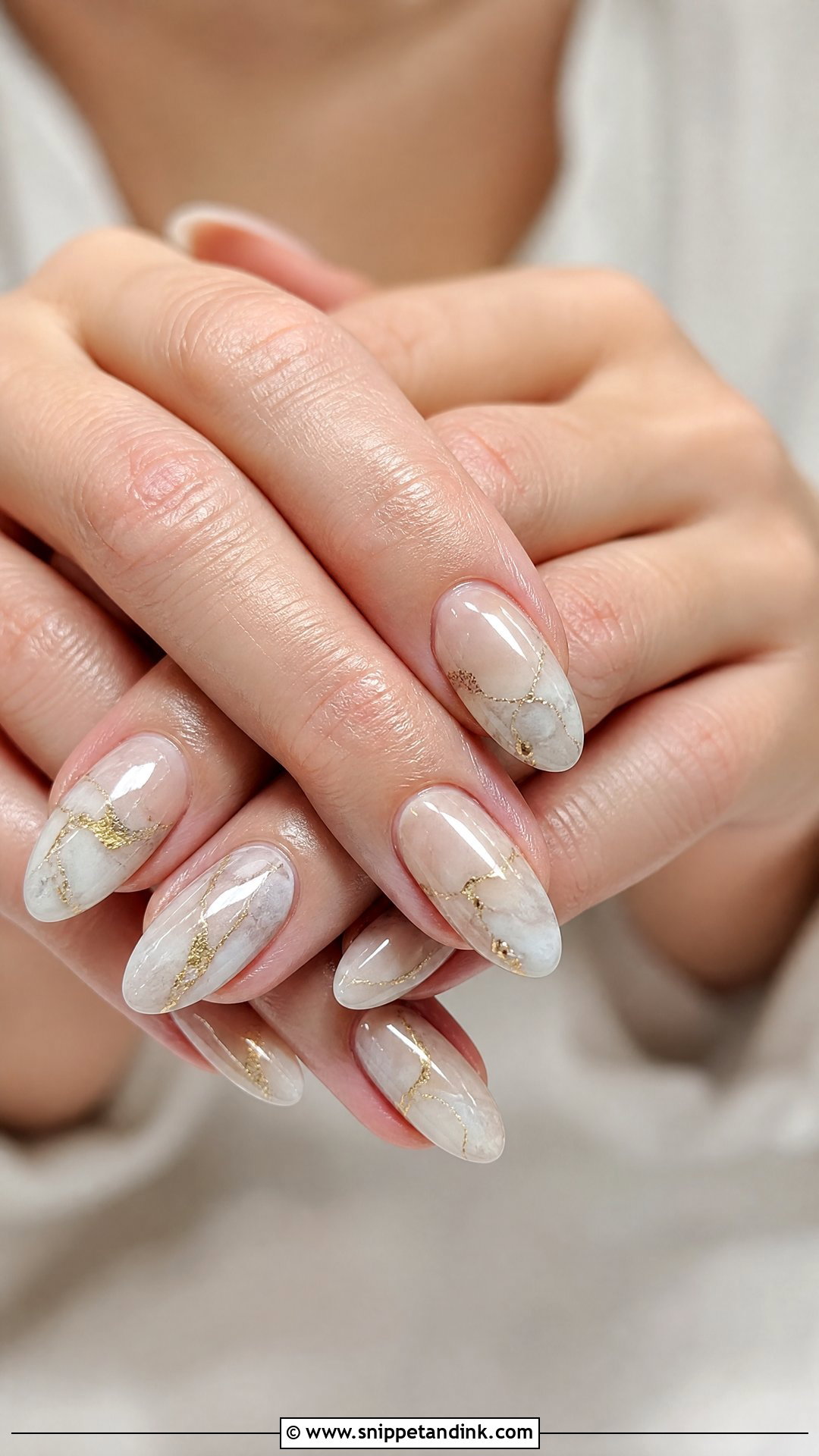 Marble Wedding Nails - Snippet and Ink - 25 Unique Wedding Nails for Bride