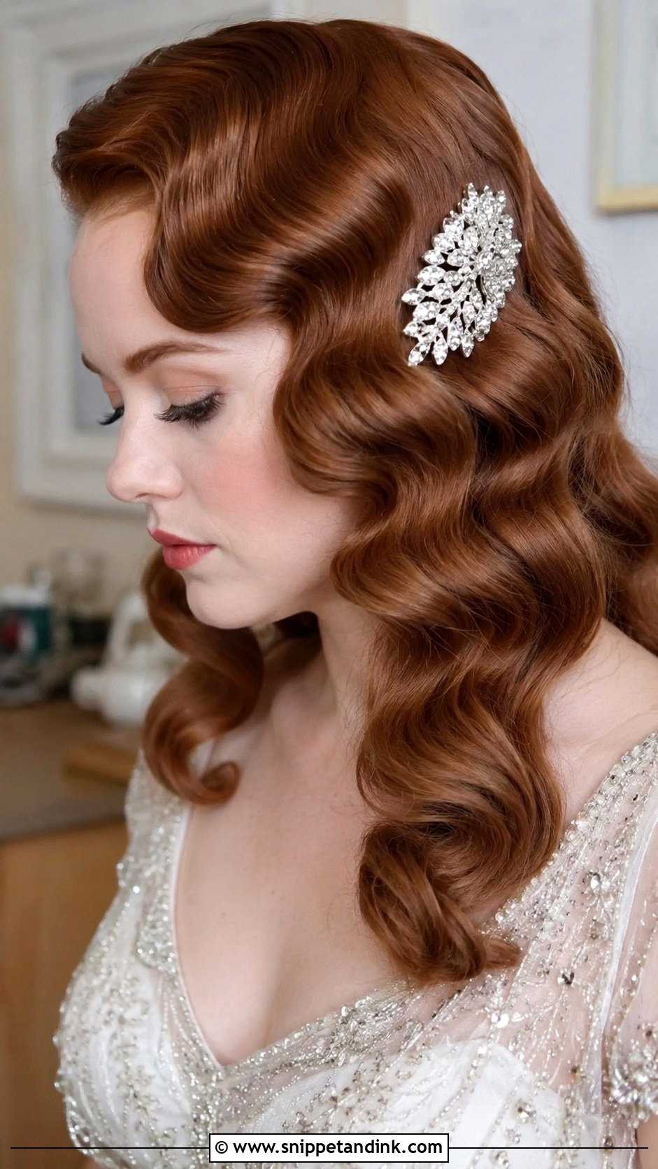 Marcel Wave Bridal Hair - Snippet and Ink - 20 1920s Wedding Hair Ideas