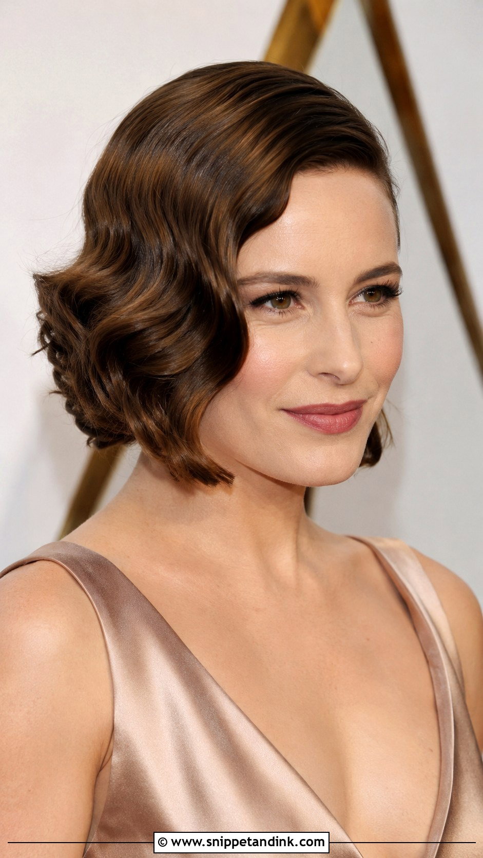 Marcel Waves With a Deep Side Part - Snippet and Ink - 25 Vintage Waves Wedding Hair