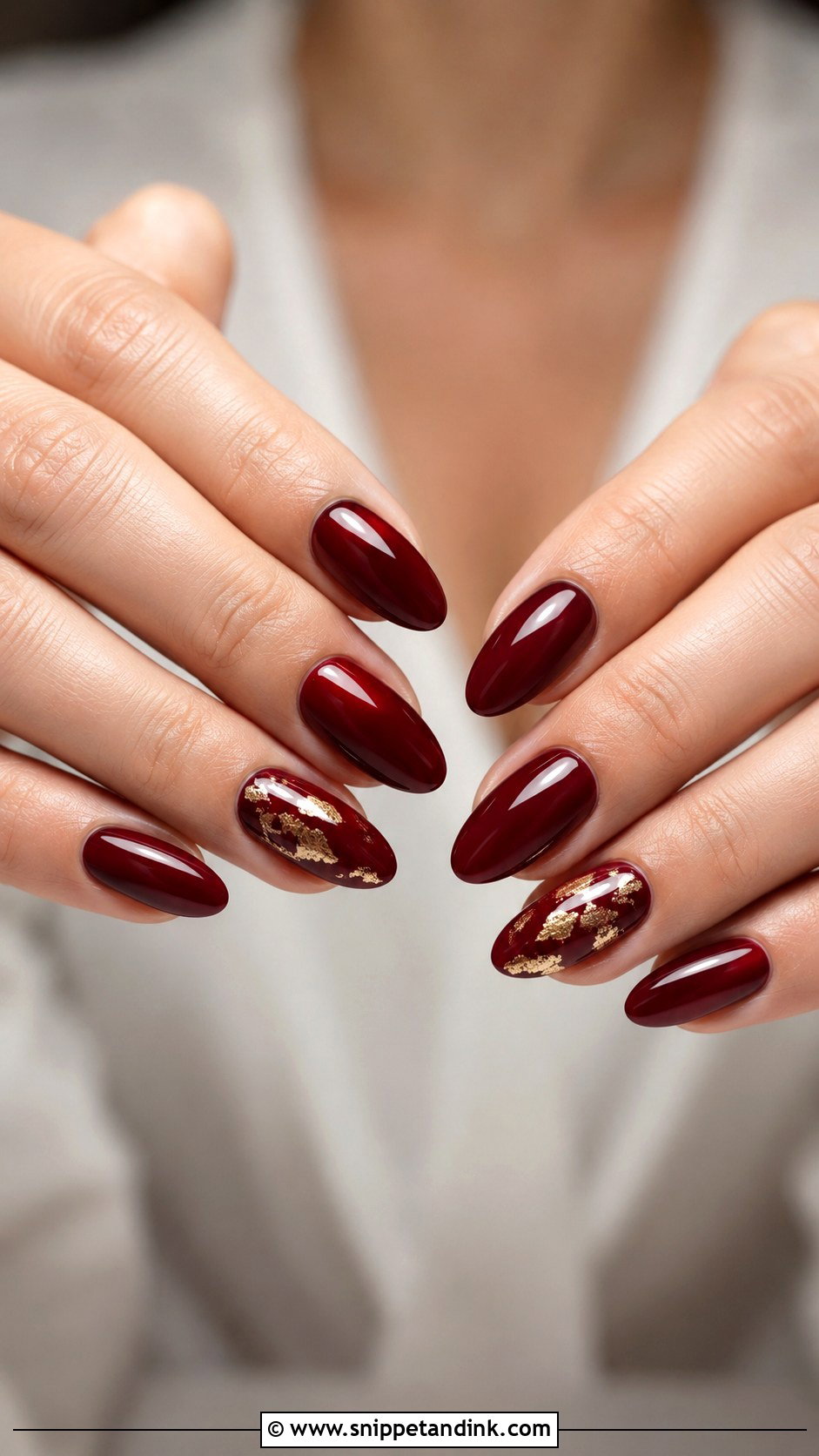 Maroon Marble Wedding Nails - Snippet and Ink - 20 Maroon Wedding Nails for Bride