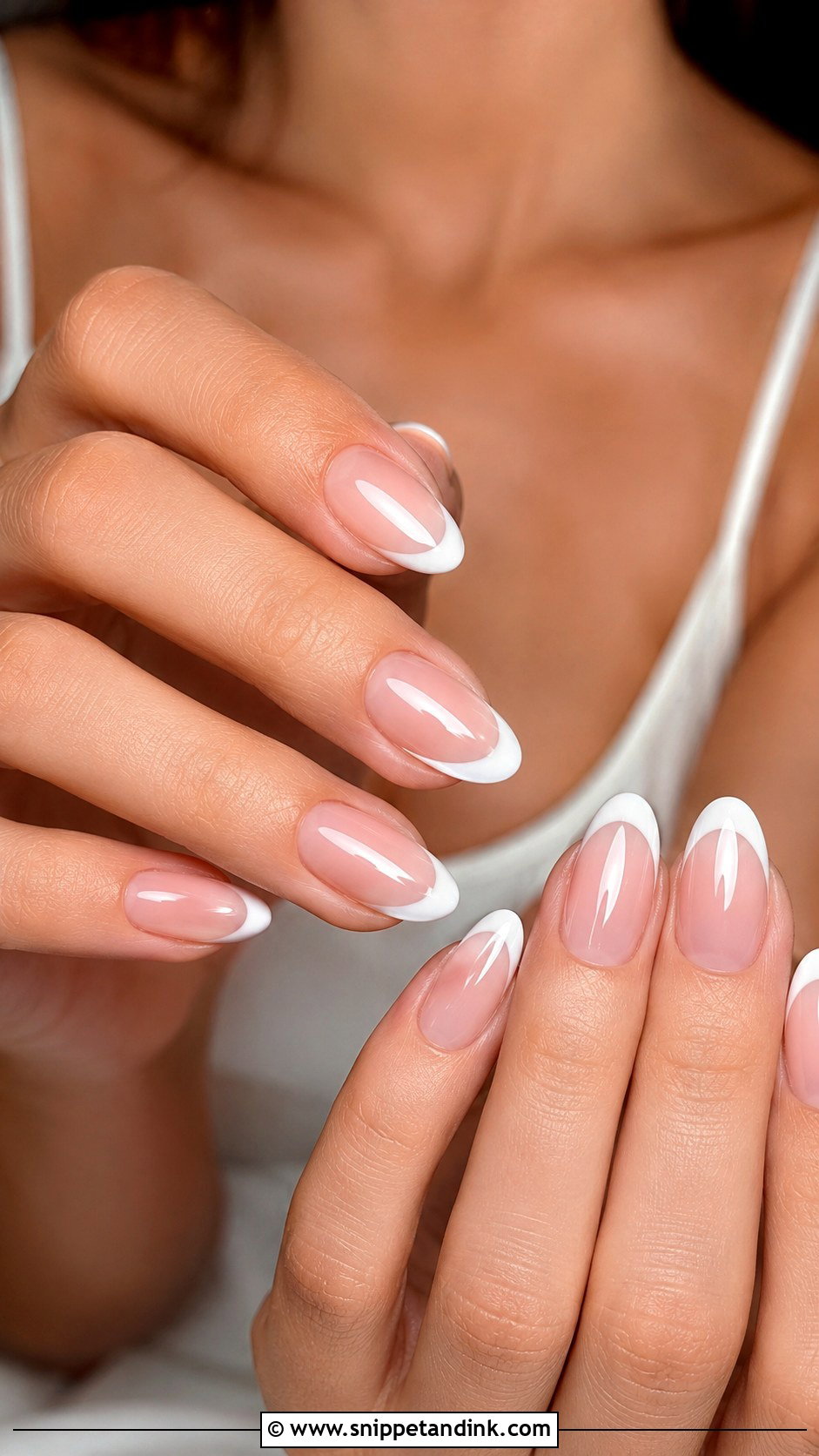 Marriage Baby Boomer Nails - Snippet and Ink - 20 Marriage Nail Art Ideas