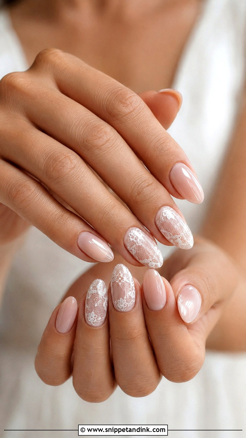 Marriage Lace Nail Art - Snippet and Ink - 20 Marriage Nail Art Ideas