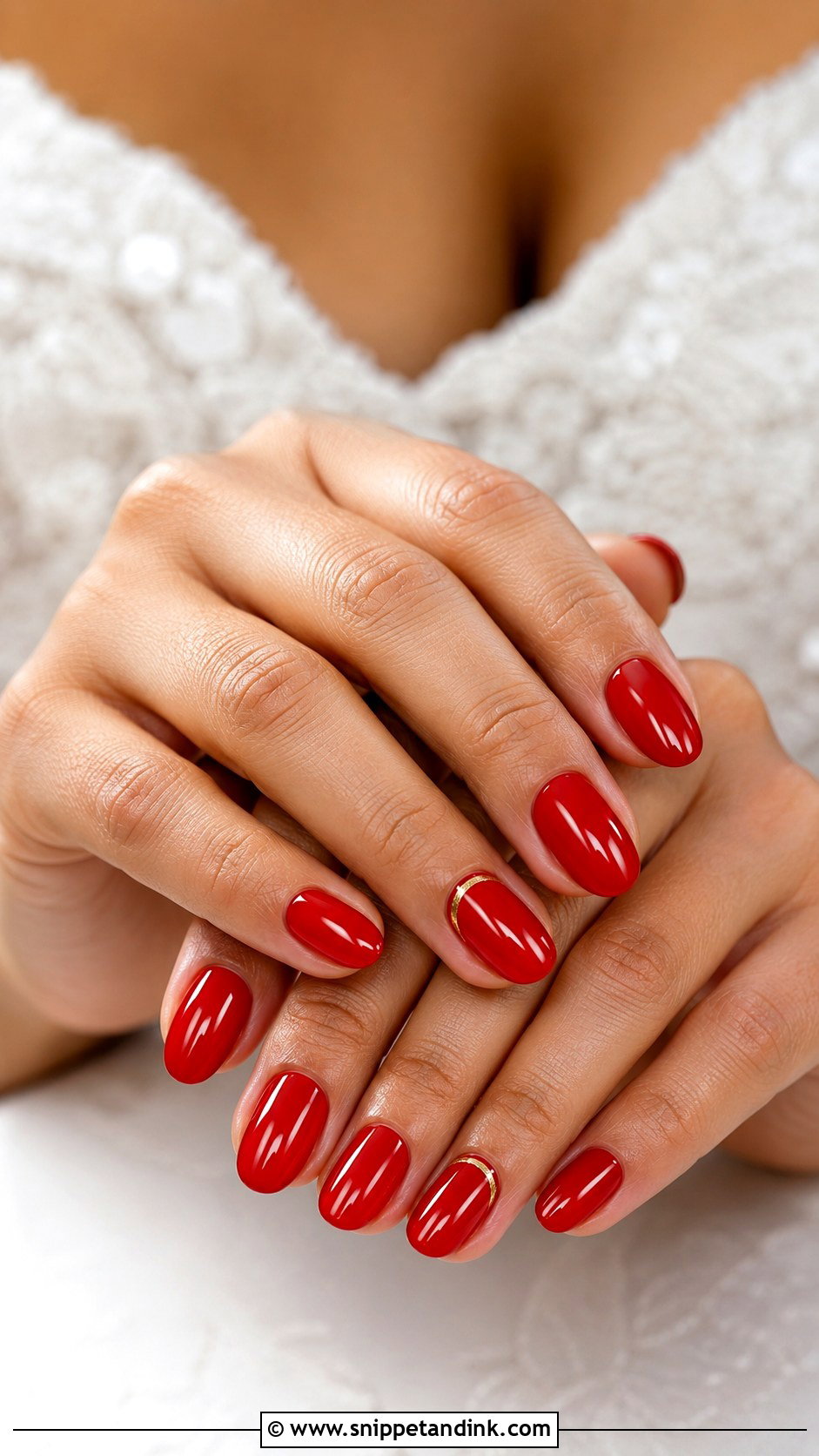 Marriage Red Nails - Snippet and Ink - 20 Nail Art Designs for Marriage