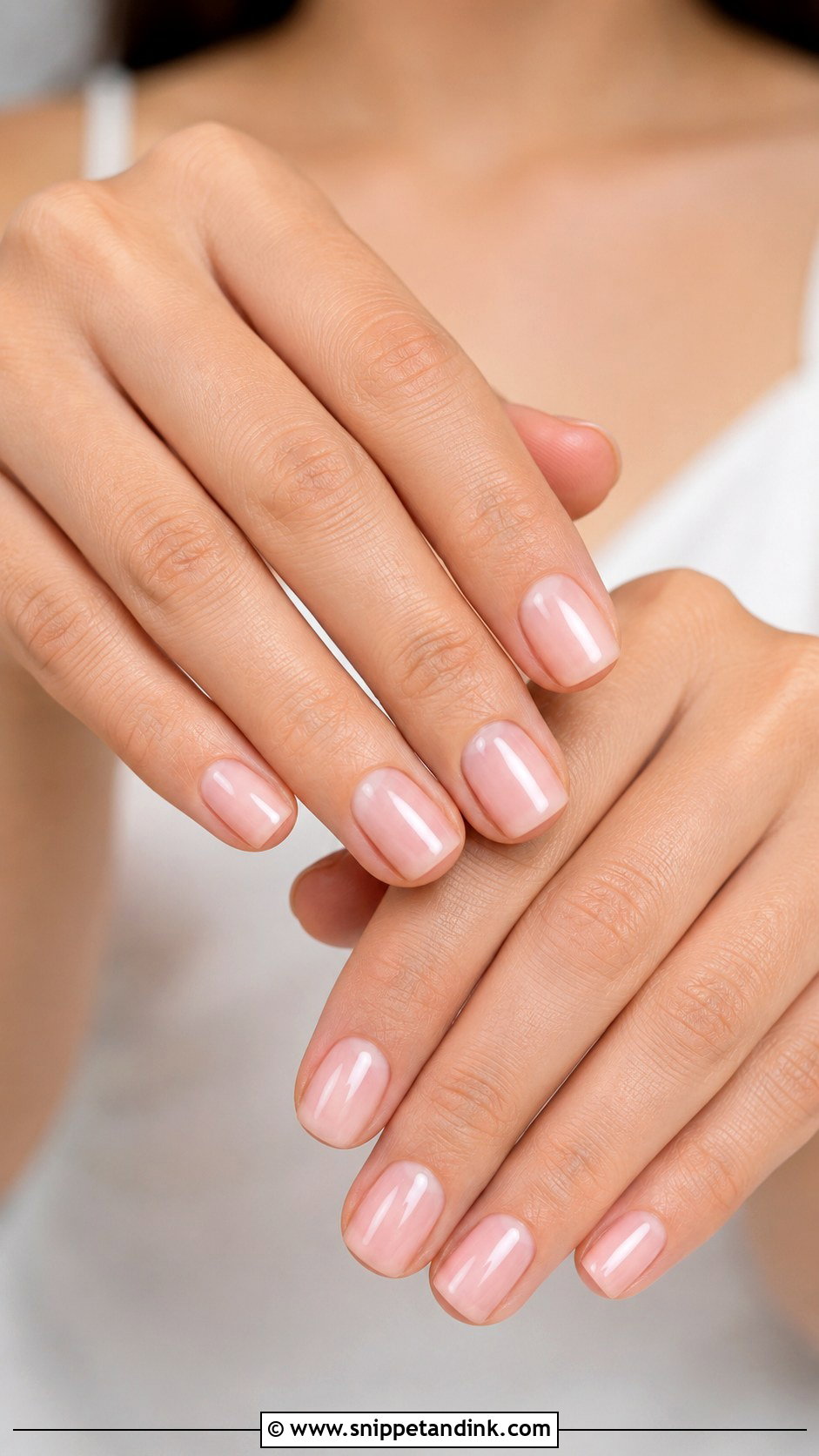 Marriage Short Nude Nails - Snippet and Ink - 20 Marriage Nail Art Ideas