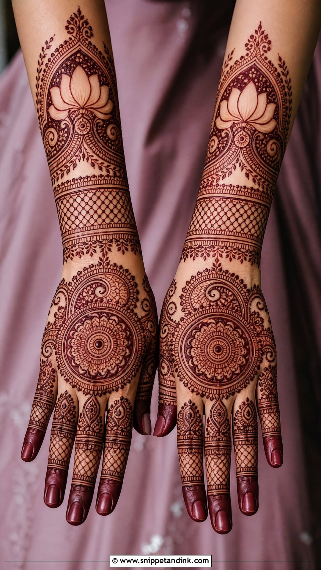 Marwadi Back Hand Bridal Mehndi - Snippet and Ink - 20 Marwadi Bridal Mehndi Mehendi Designs