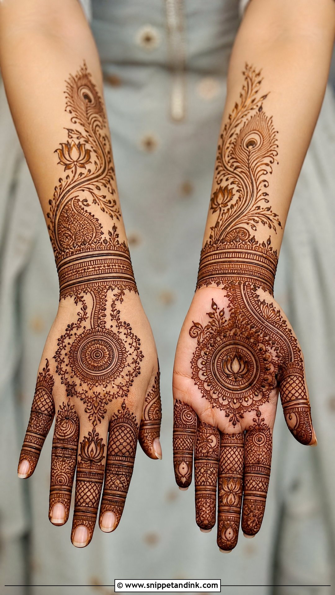 Marwadi Bridal Mehndi For Short Hands - Snippet and Ink - 20 Marwadi Bridal Mehndi Mehendi Designs