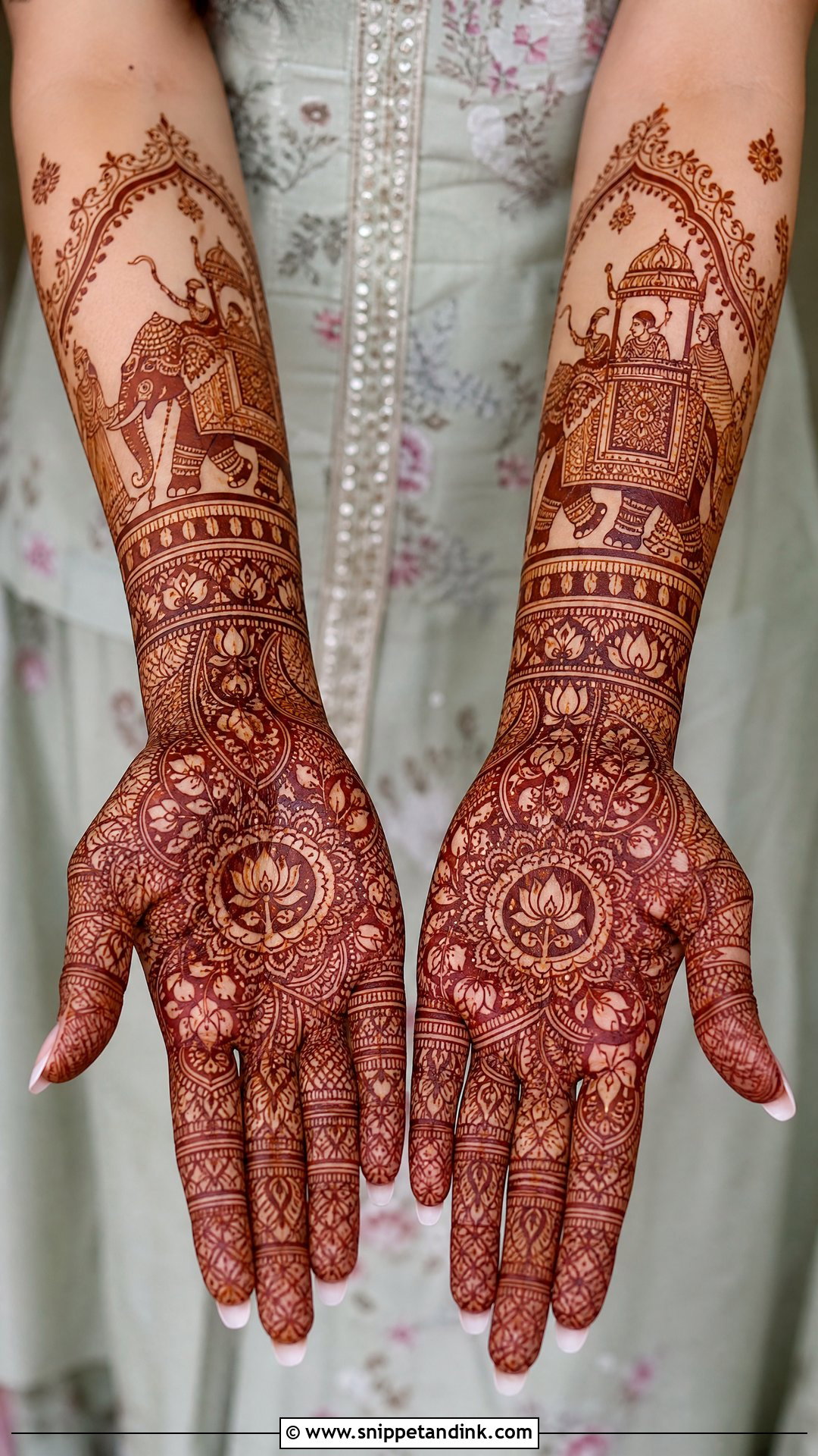 Marwadi Elephant Bridal Mehndi - Snippet and Ink - 20 Marwadi Bridal Mehndi Mehendi Designs