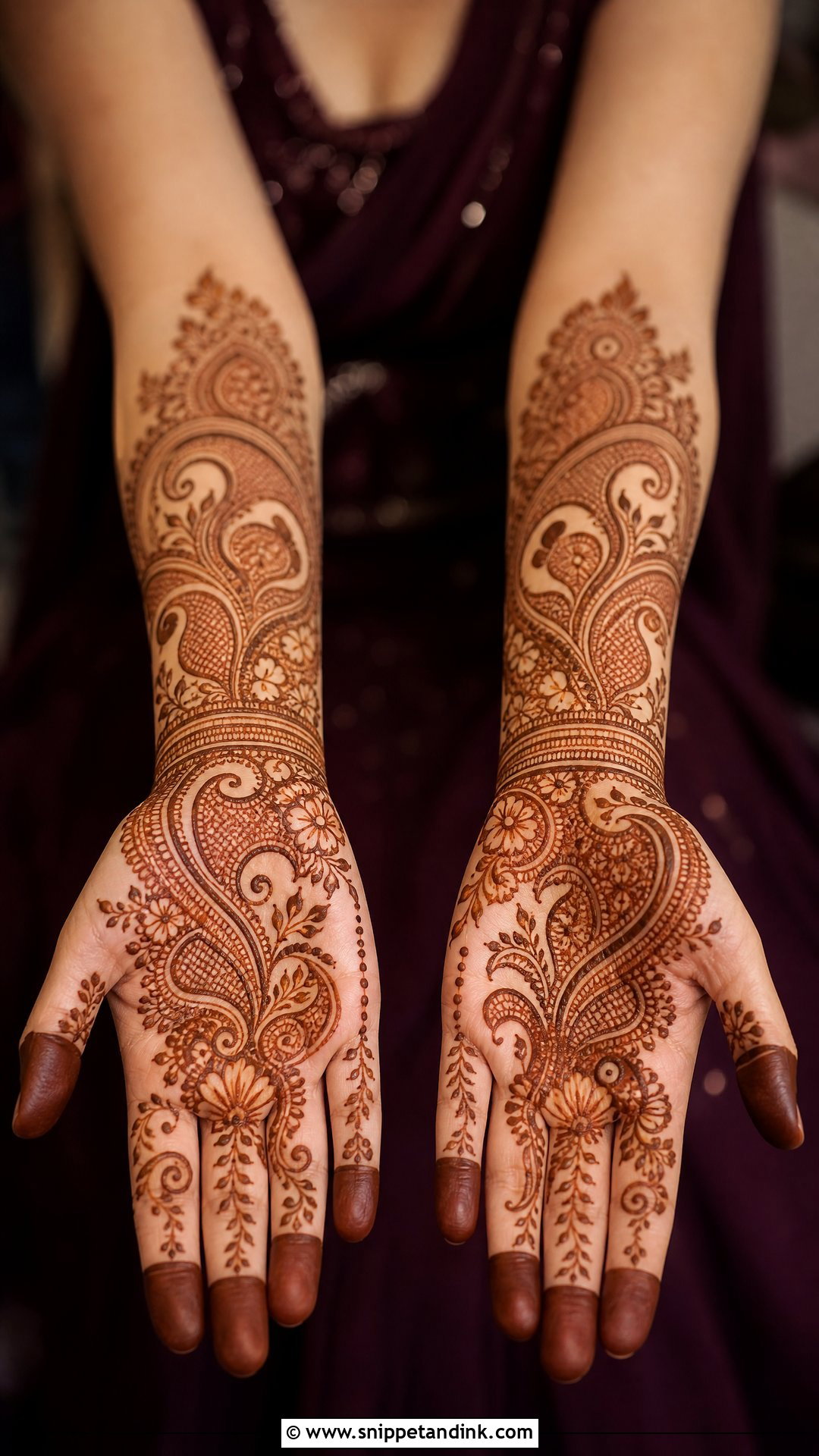 Marwadi Paisley Bridal Mehndi - Snippet and Ink - 20 Marwadi Bridal Mehndi Mehendi Designs