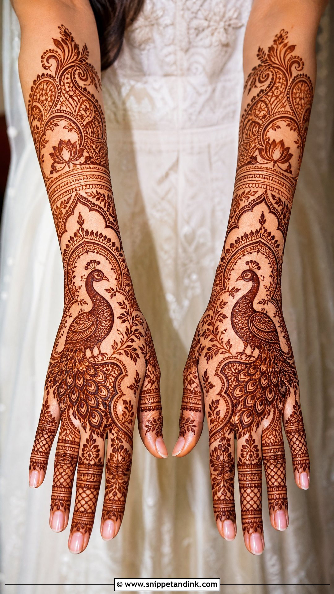 Marwadi Peacock Bridal Mehndi - Snippet and Ink - 20 Marwadi Bridal Mehndi Mehendi Designs
