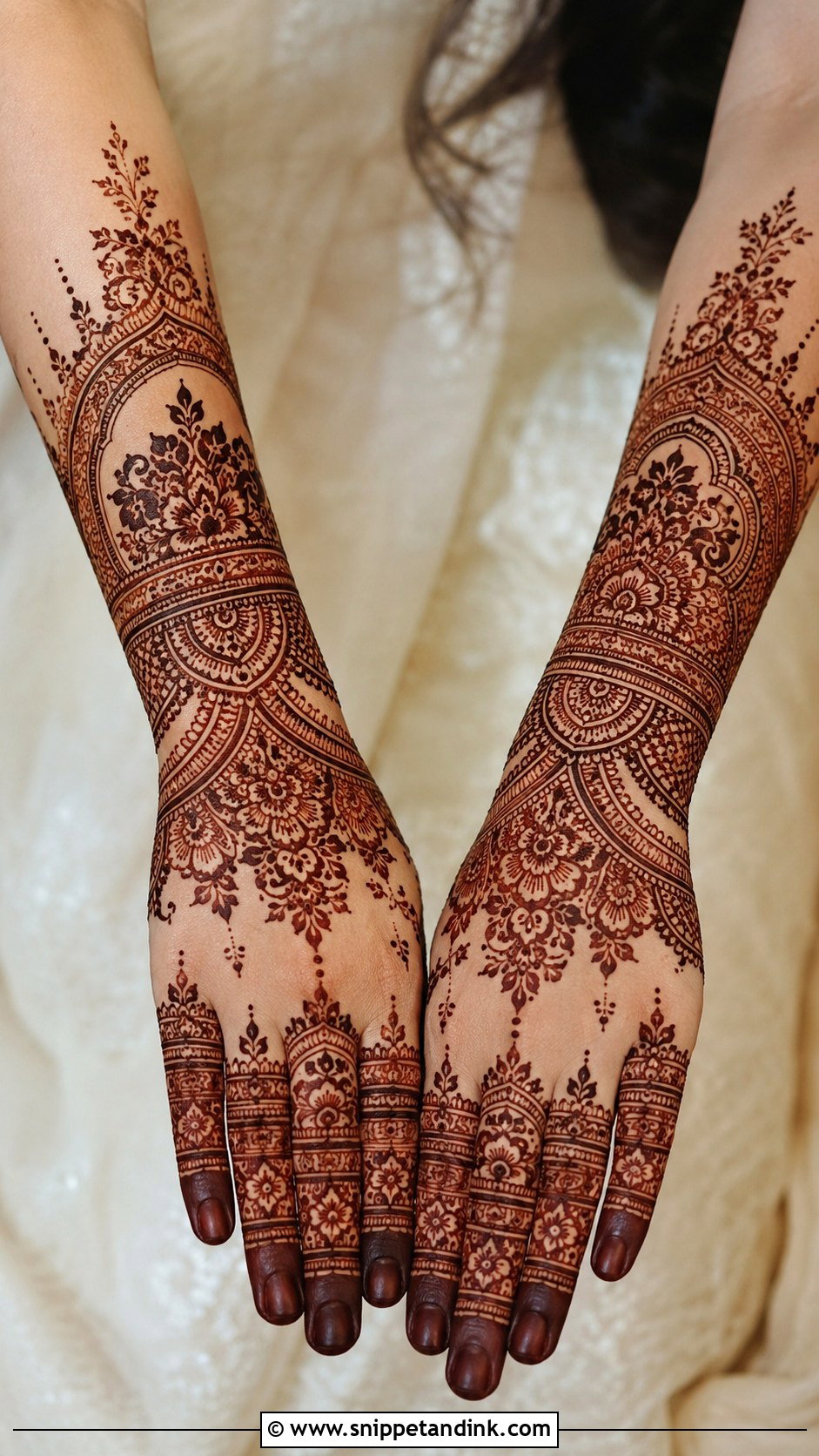 Marwari Bridal Mehndi Back Hand - Snippet and Ink - 30 Bridal Mehndi Designs Back Hands Brides