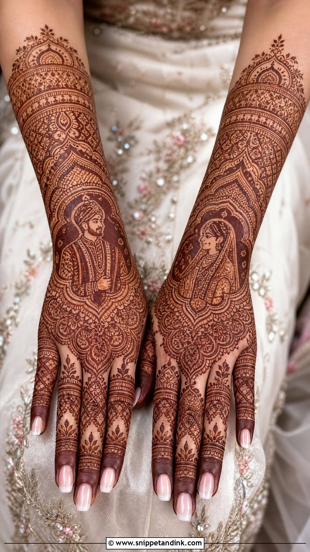 Marwari Bridal Mehndi Back Hand - Snippet and Ink - 25 Bridal Mehndi Designs Back Side