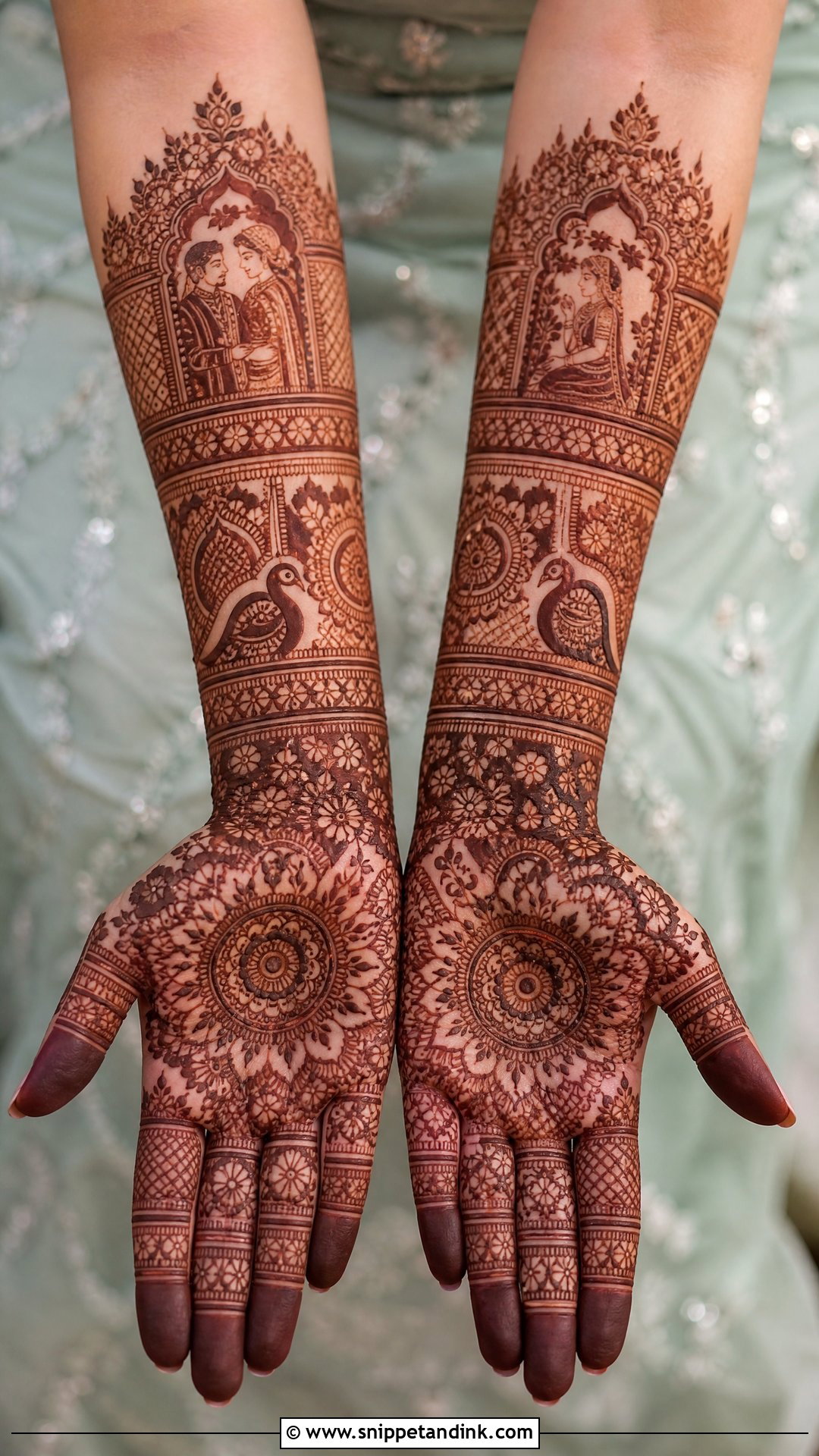 Marwari Bridal Mehndi Design - Snippet and Ink - 30 Bridal Hands Mehndi Designs