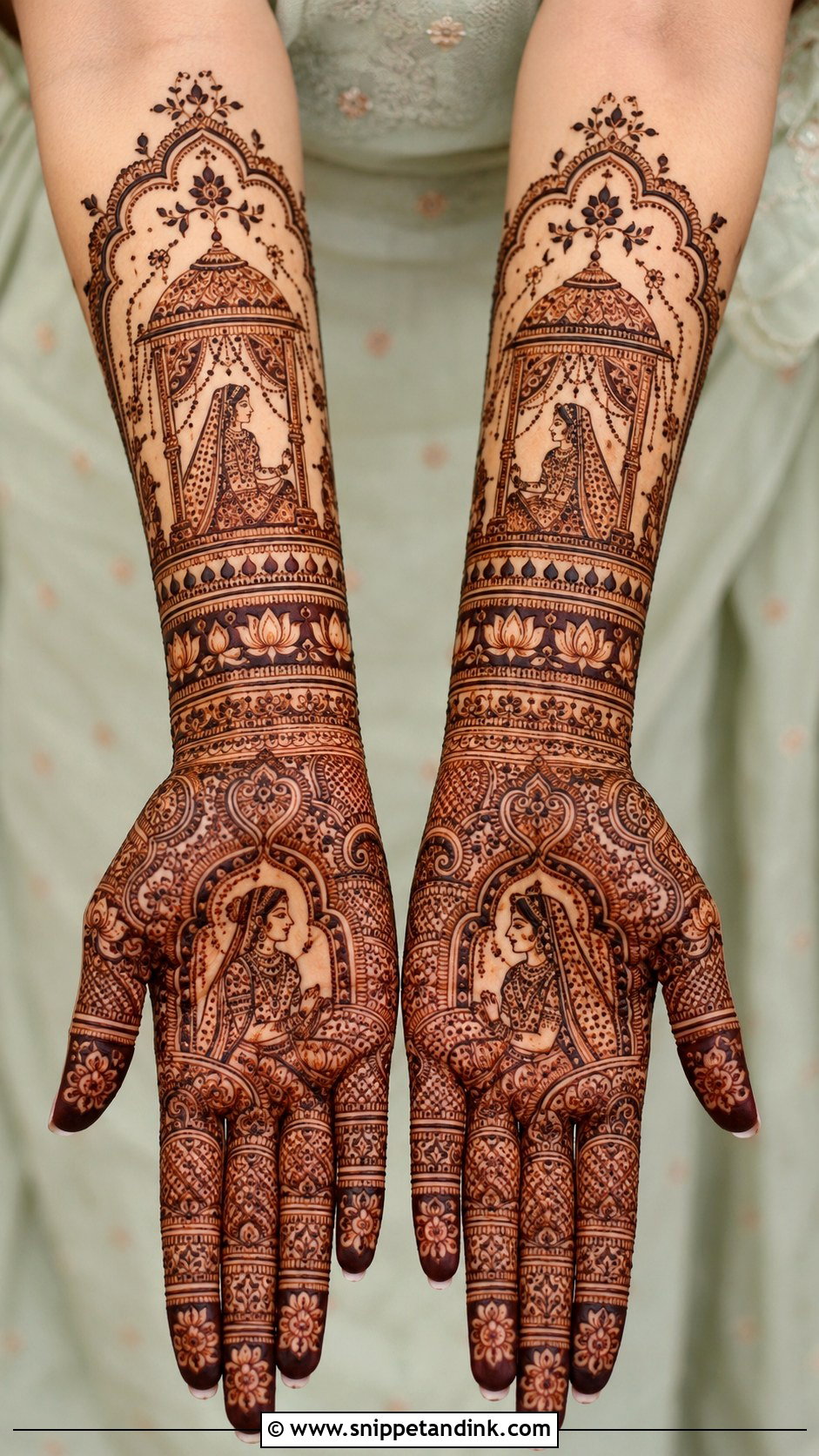 Marwari Doli Mehndi Design - Snippet and Ink - 30 Marwari Mehndi Design Ideas