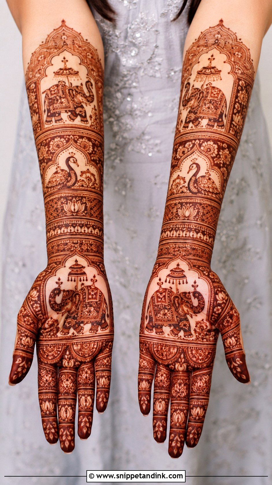 Marwari Elephant Mehndi Design - Snippet and Ink - 30 Marwari Mehndi Design Ideas