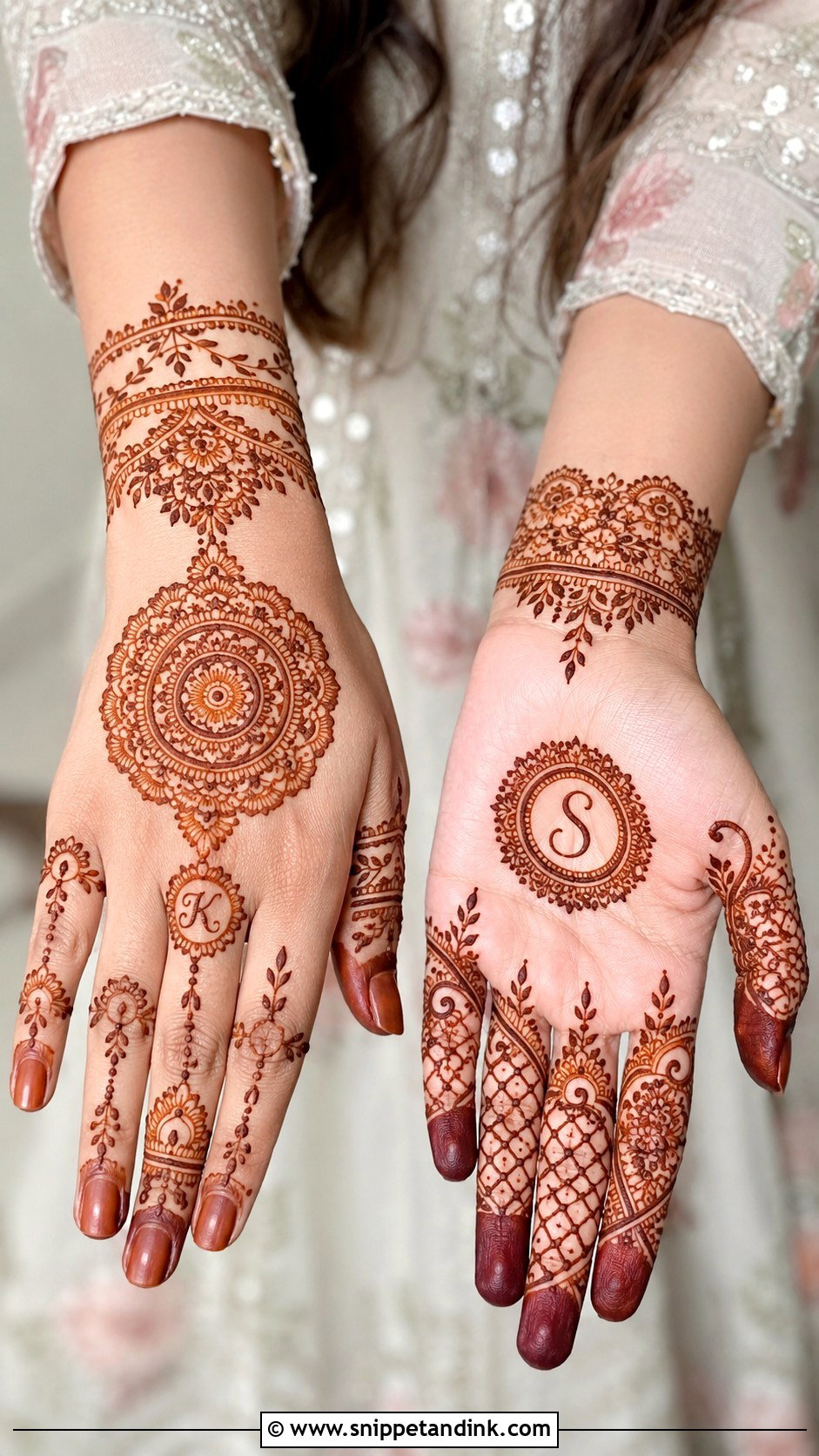Marwari Engagement Mehndi Design - Snippet and Ink - 30 Marwari Mehndi Design Ideas