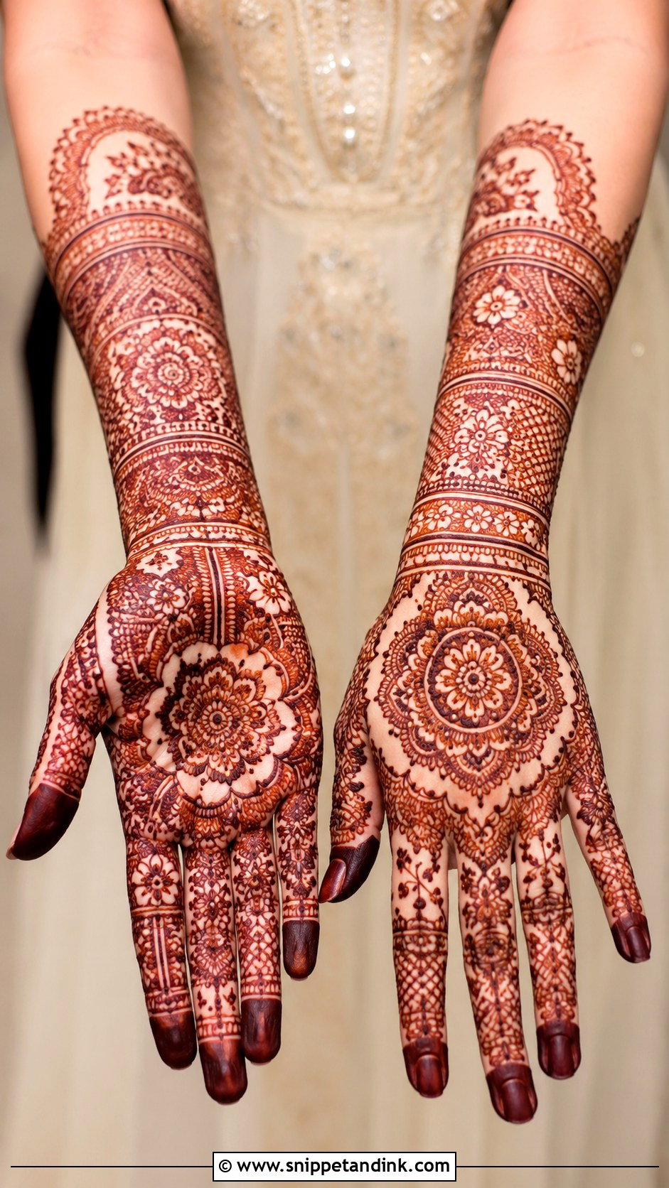 Marwari Engagement Mehndi Design - Snippet and Ink - 30 Engagement Mehndi Designs for Bride