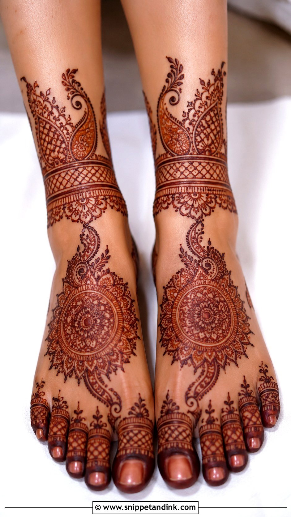 Marwari Foot Mehndi Design - Snippet and Ink - 30 Marwari Mehndi Design Ideas