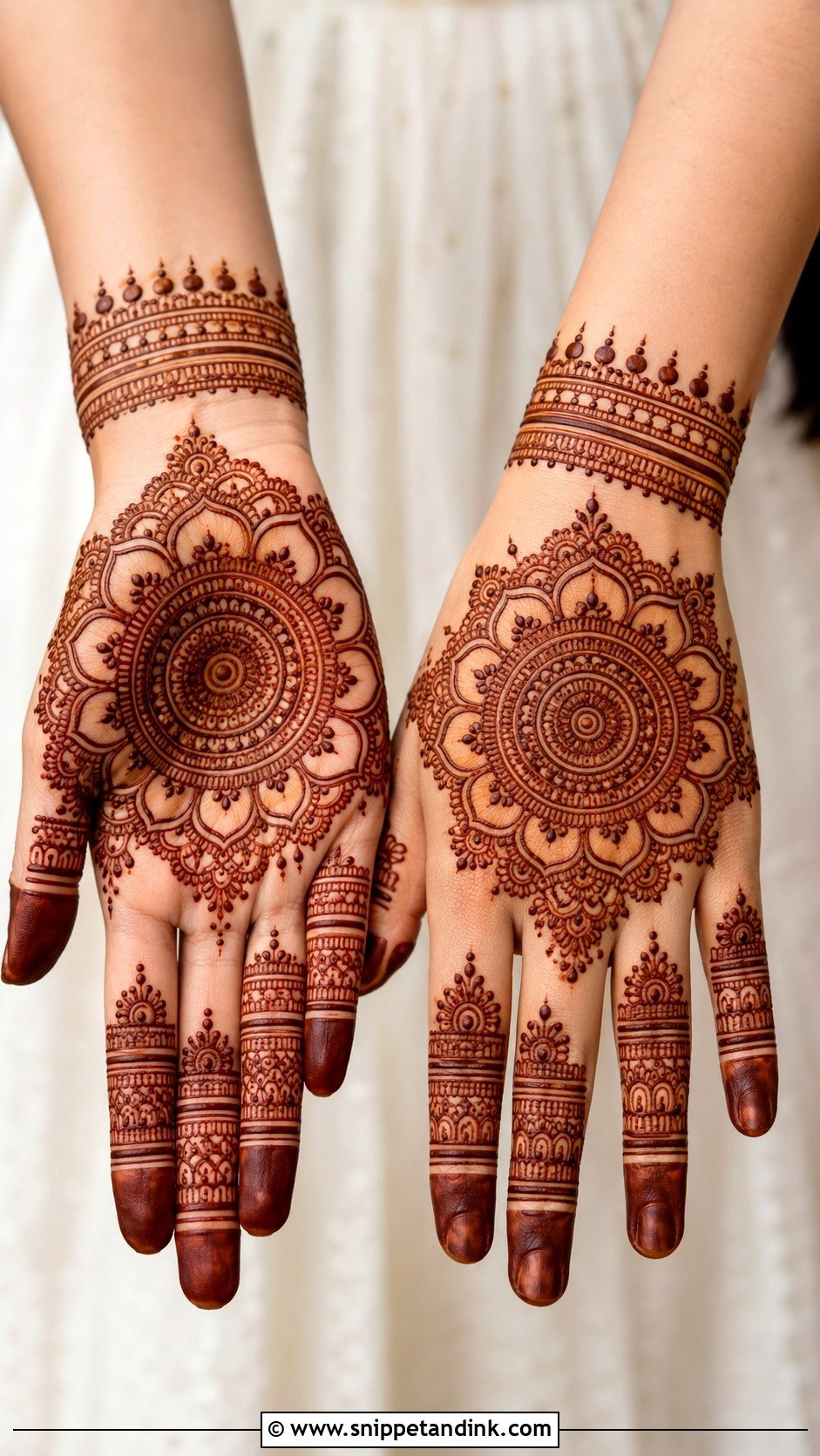 Marwari Mandala Mehndi Design - Snippet and Ink - 30 Marwari Mehndi Design Ideas