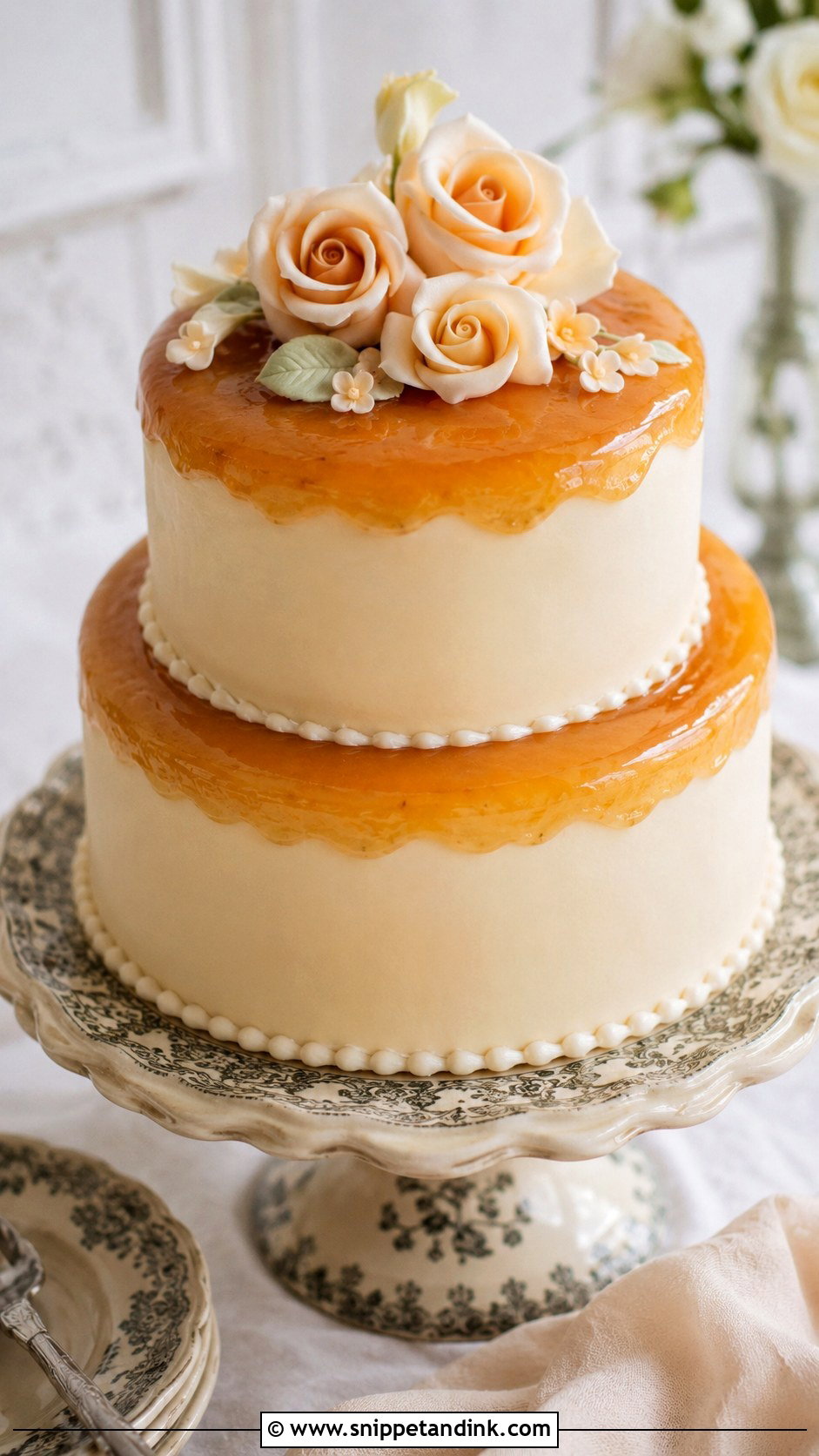 Marzipan Wedding Cake - Snippet and Ink - 20 Frosting for Wedding Cakes