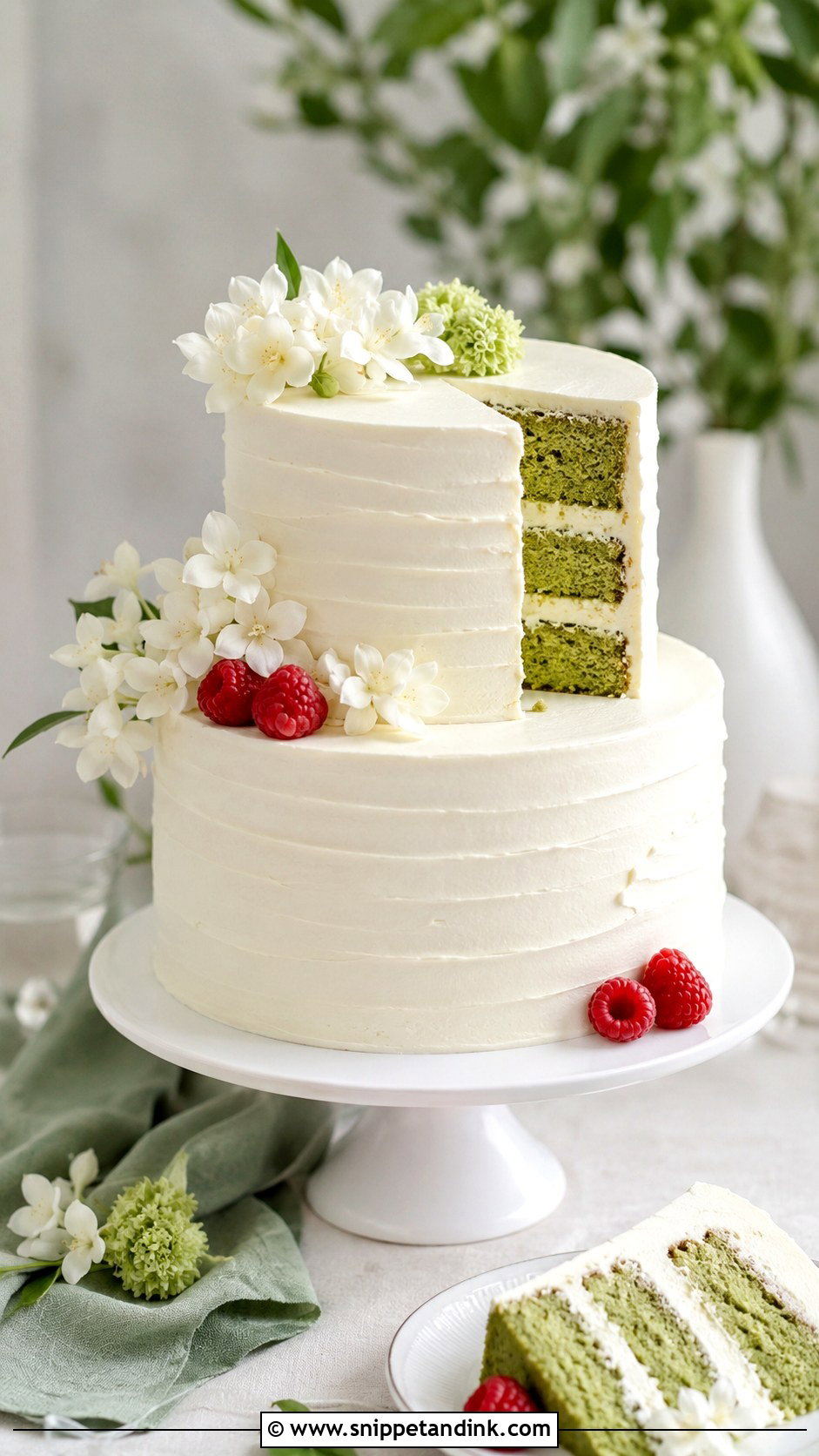 Matcha Vanilla Wedding Cake Mix - Snippet and Ink - 20 Wedding Cake Mix Ideas